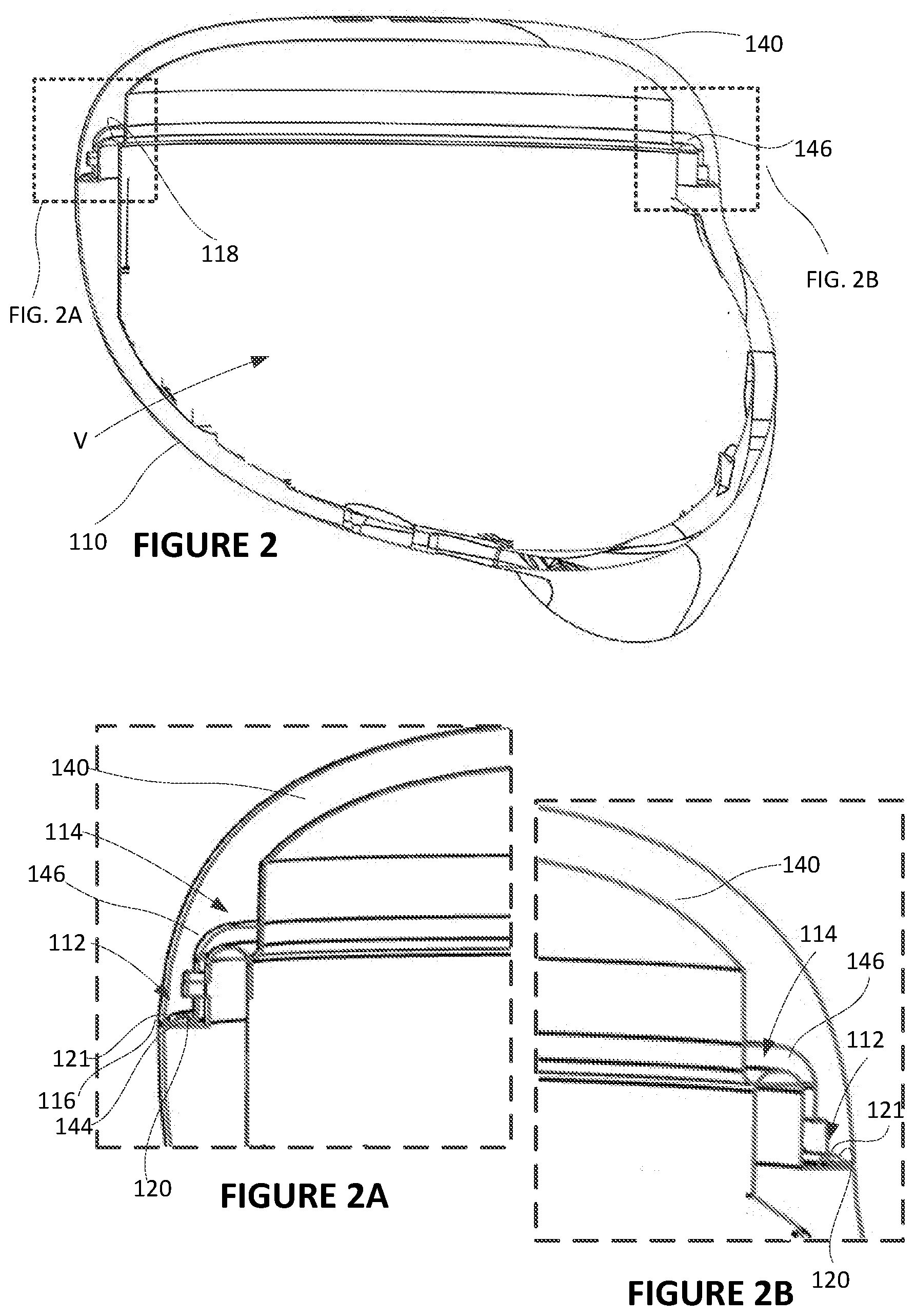 Patent US12348923 Figure 2 – Systems, device assemblies, and methods for achieving acoustic seal and ingress protection
