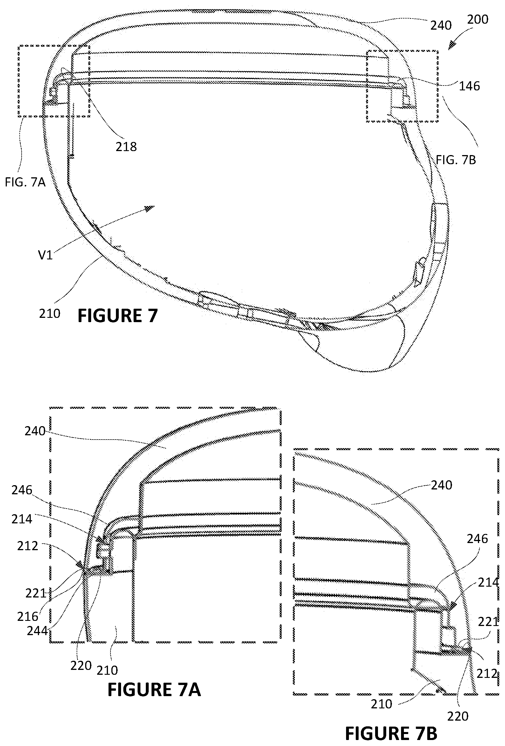 Patent US12348923 Figure 7 – Systems, device assemblies, and methods for achieving acoustic seal and ingress protection