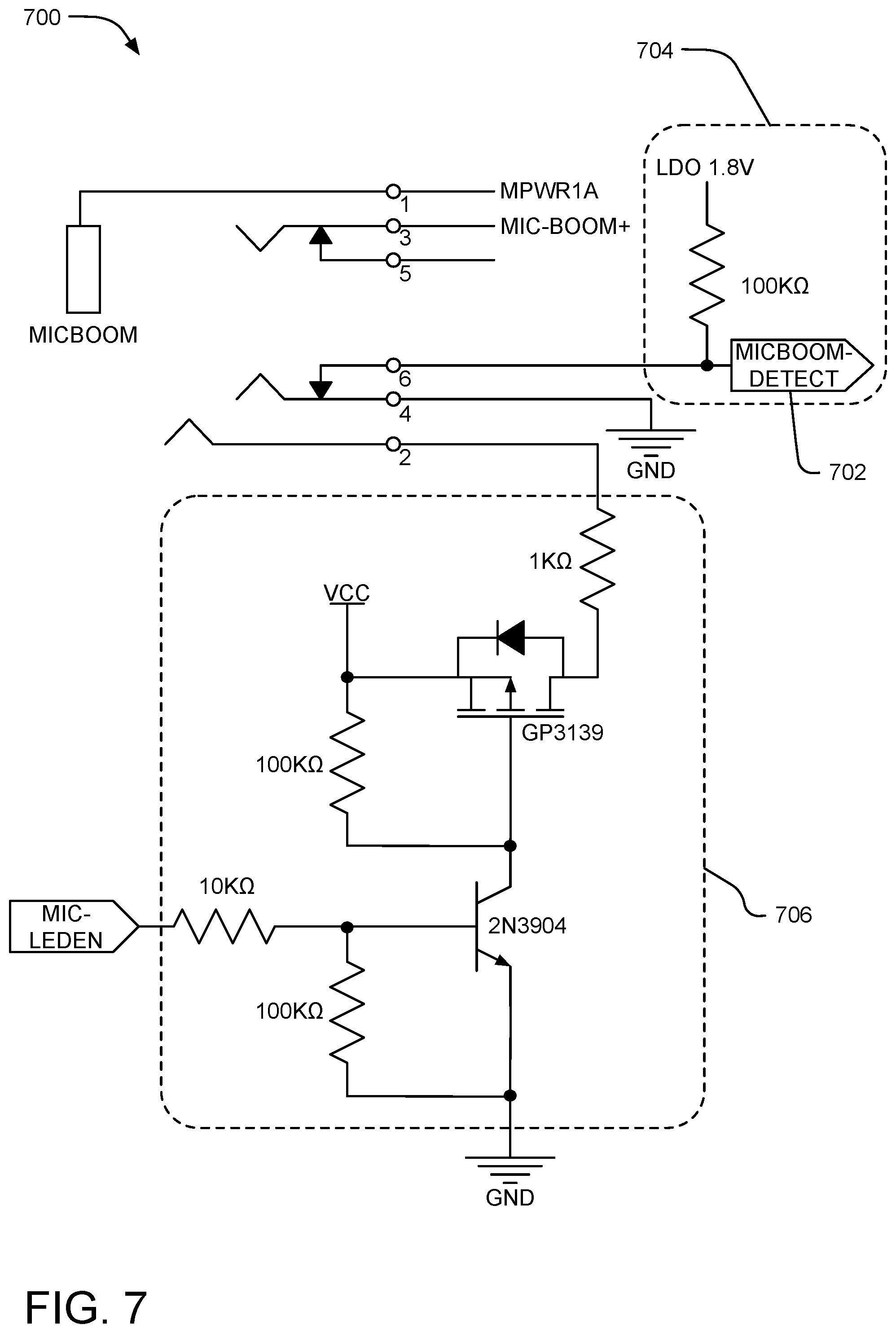 Patent US12348926 Figure 7 – Multi-microphone headset
