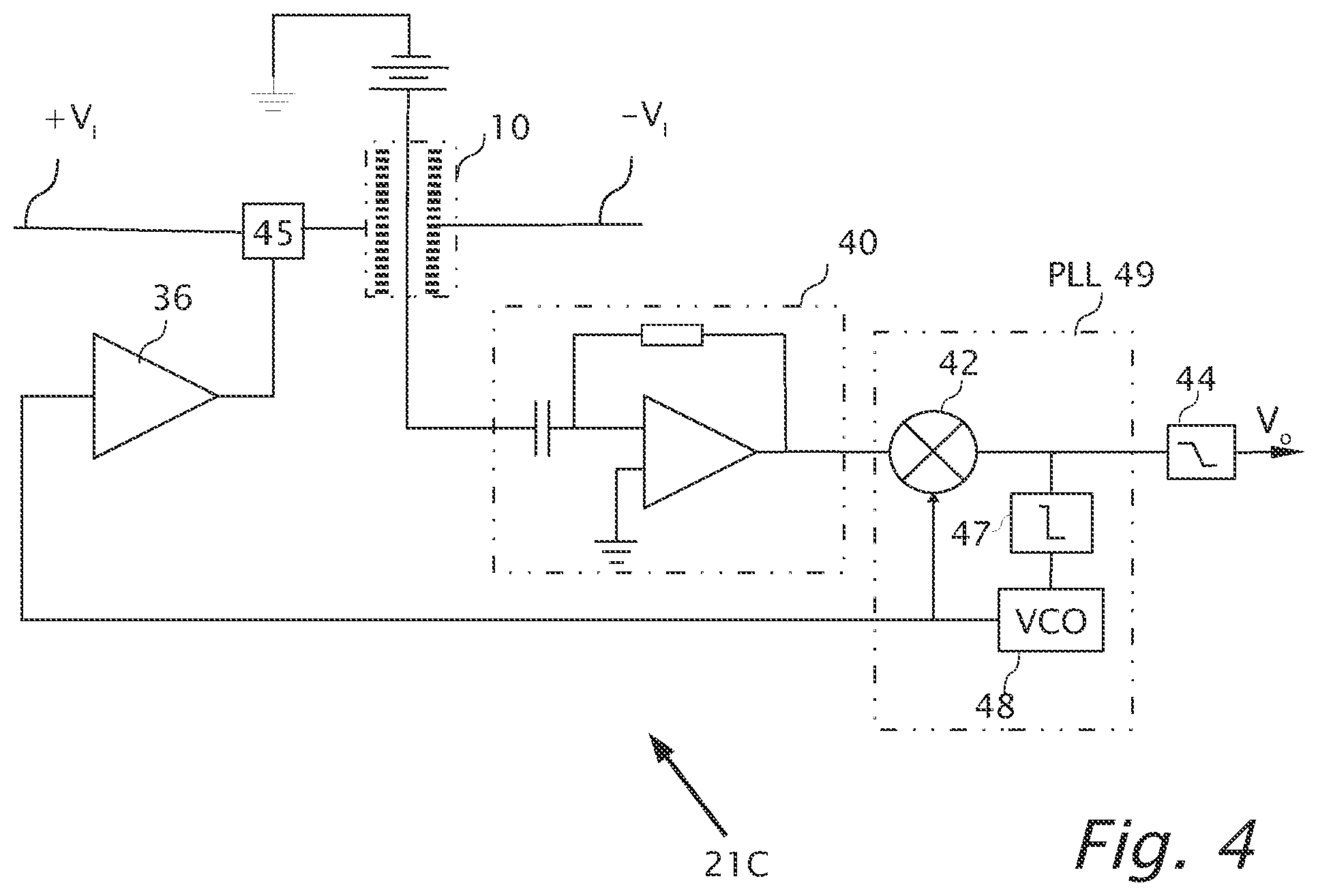 Patent US12348927 Figure 4 – Control of an electrostatic acoustic device