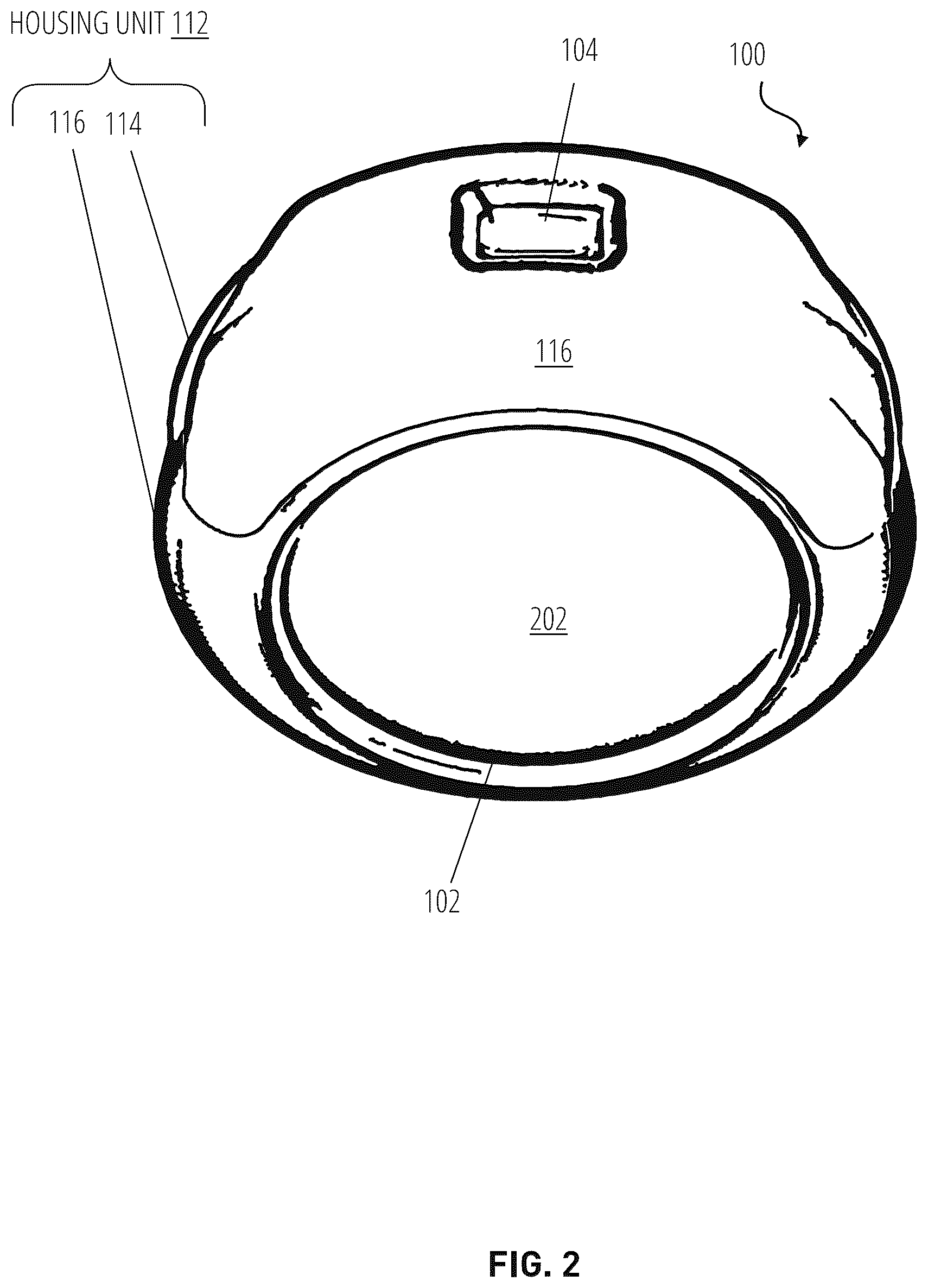 Patent US12348928 Figure 2 – Suction cup headphone apparatus