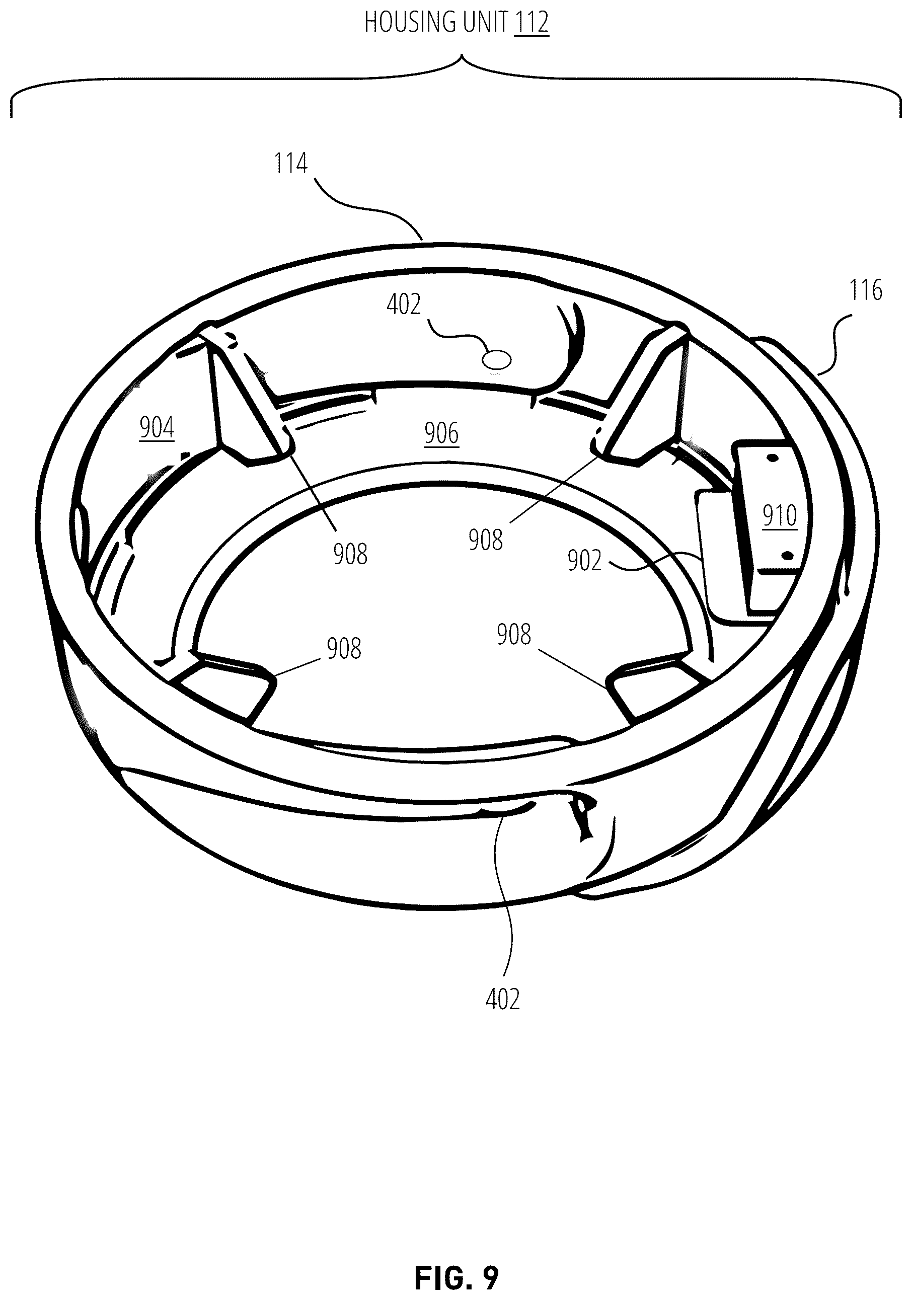 Patent US12348928 Figure 9 – Suction cup headphone apparatus