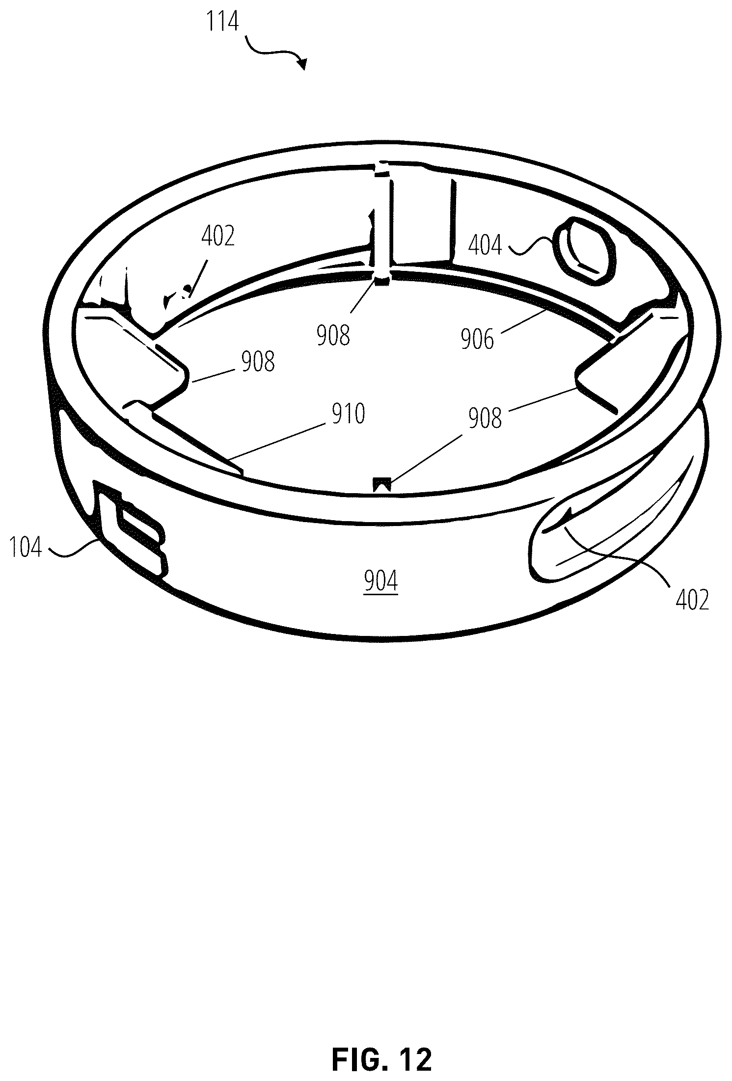 Patent US12348928 Figure 12 – Suction cup headphone apparatus