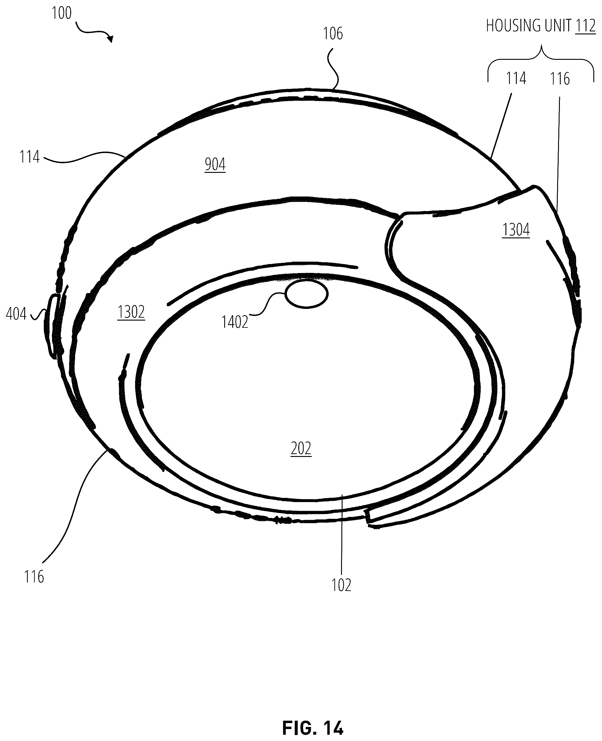 Patent US12348928 Figure 14 – Suction cup headphone apparatus