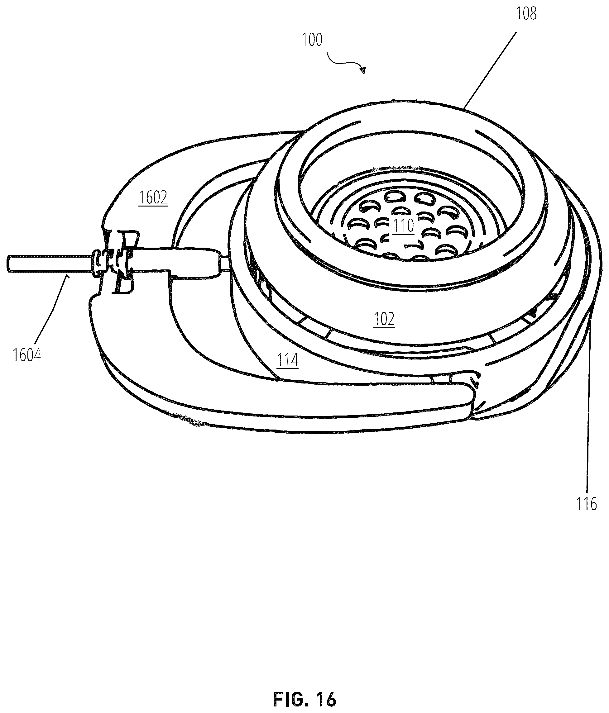 Patent US12348928 Figure 16 – Suction cup headphone apparatus