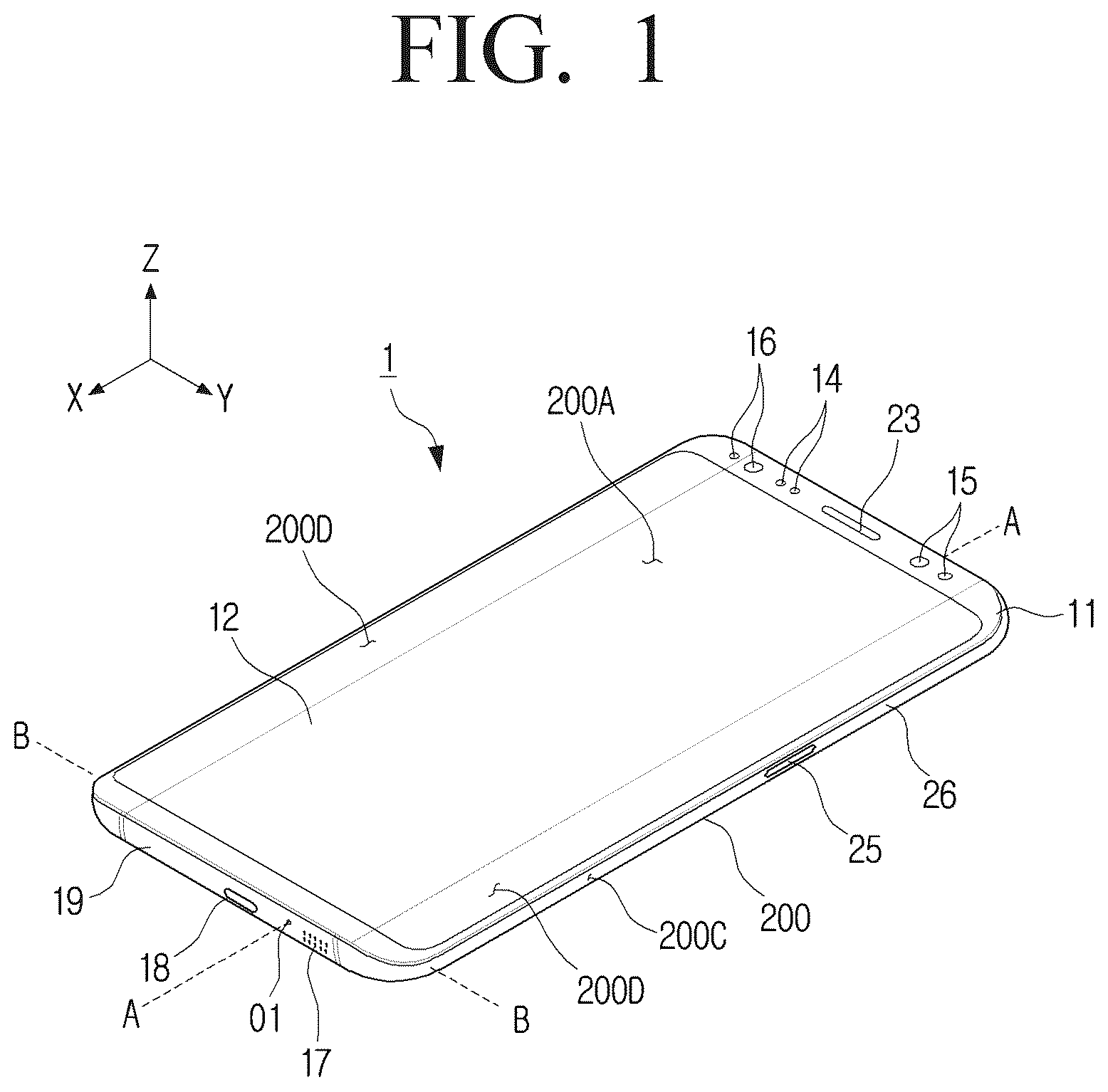 Patent US12348930 Figure 1 – Electronic apparatus