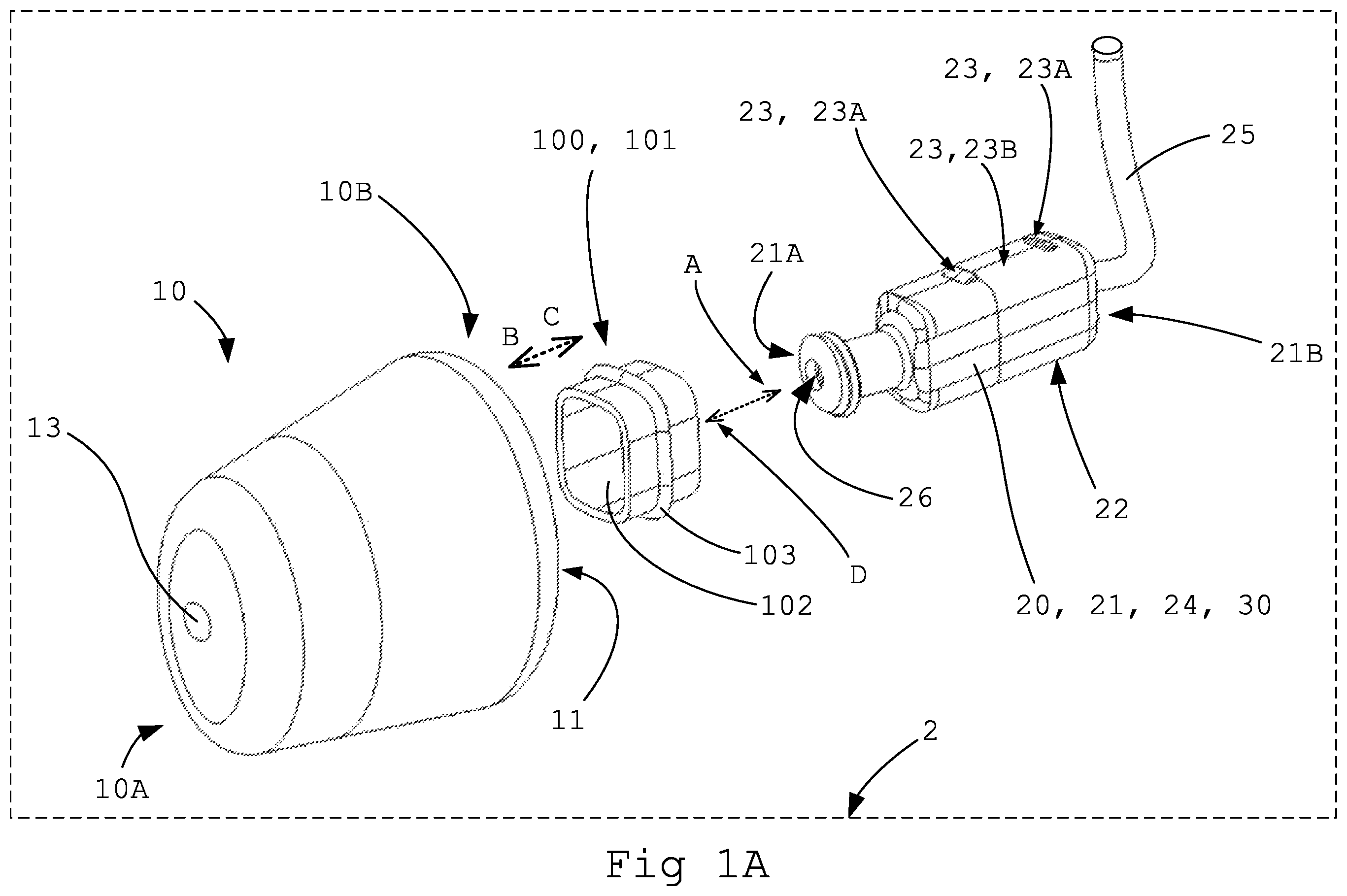 Patent US12348935 Figure 1 – Earpiece for a hearing device and a method of detachable assembly of an earpiece of a hearing device