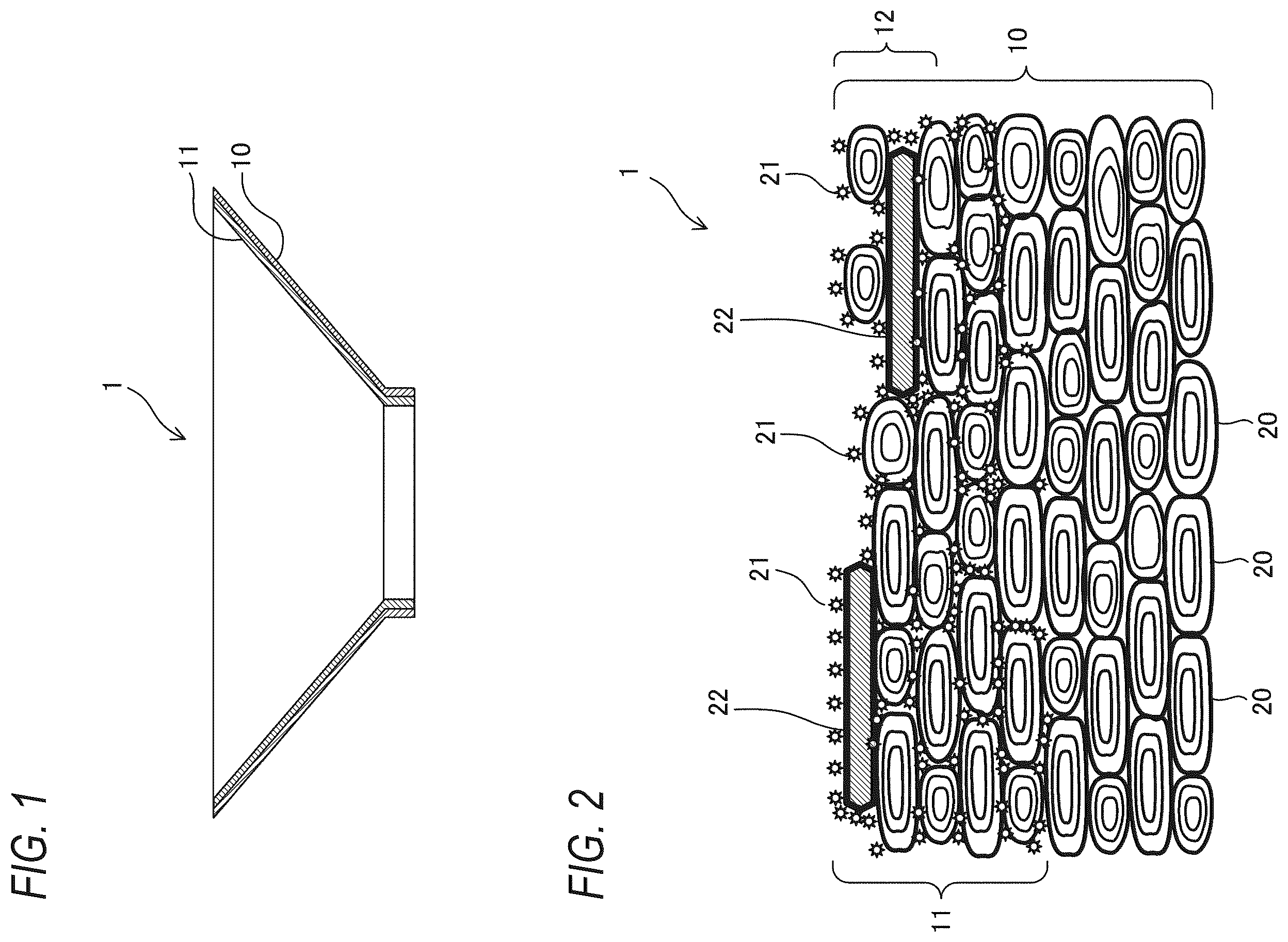 Patent US12348944 Figure 1 – Diaphragm for electroacoustic transducer