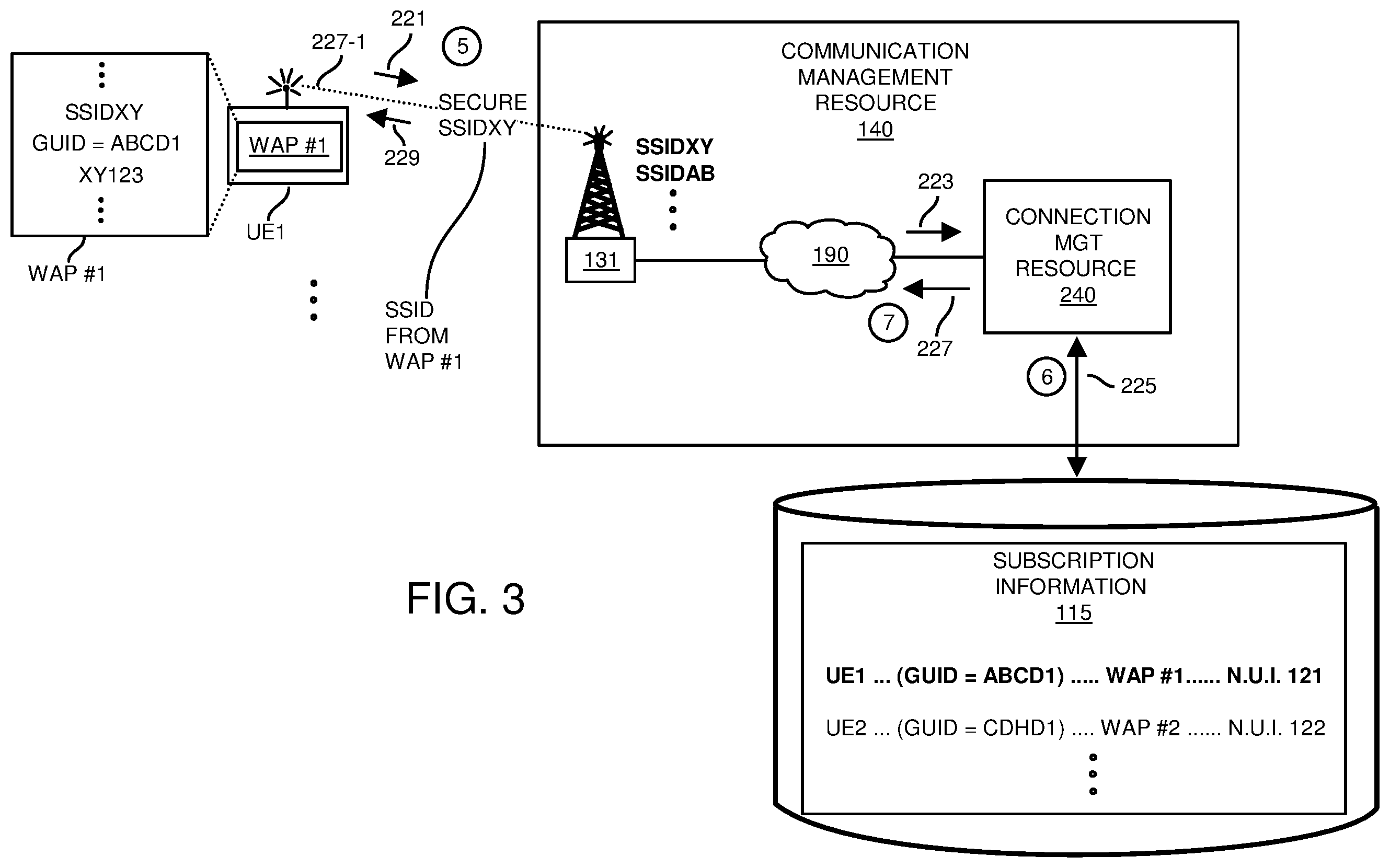 Patent US12348964 Figure 3 – Network access and management via wireless access profiles