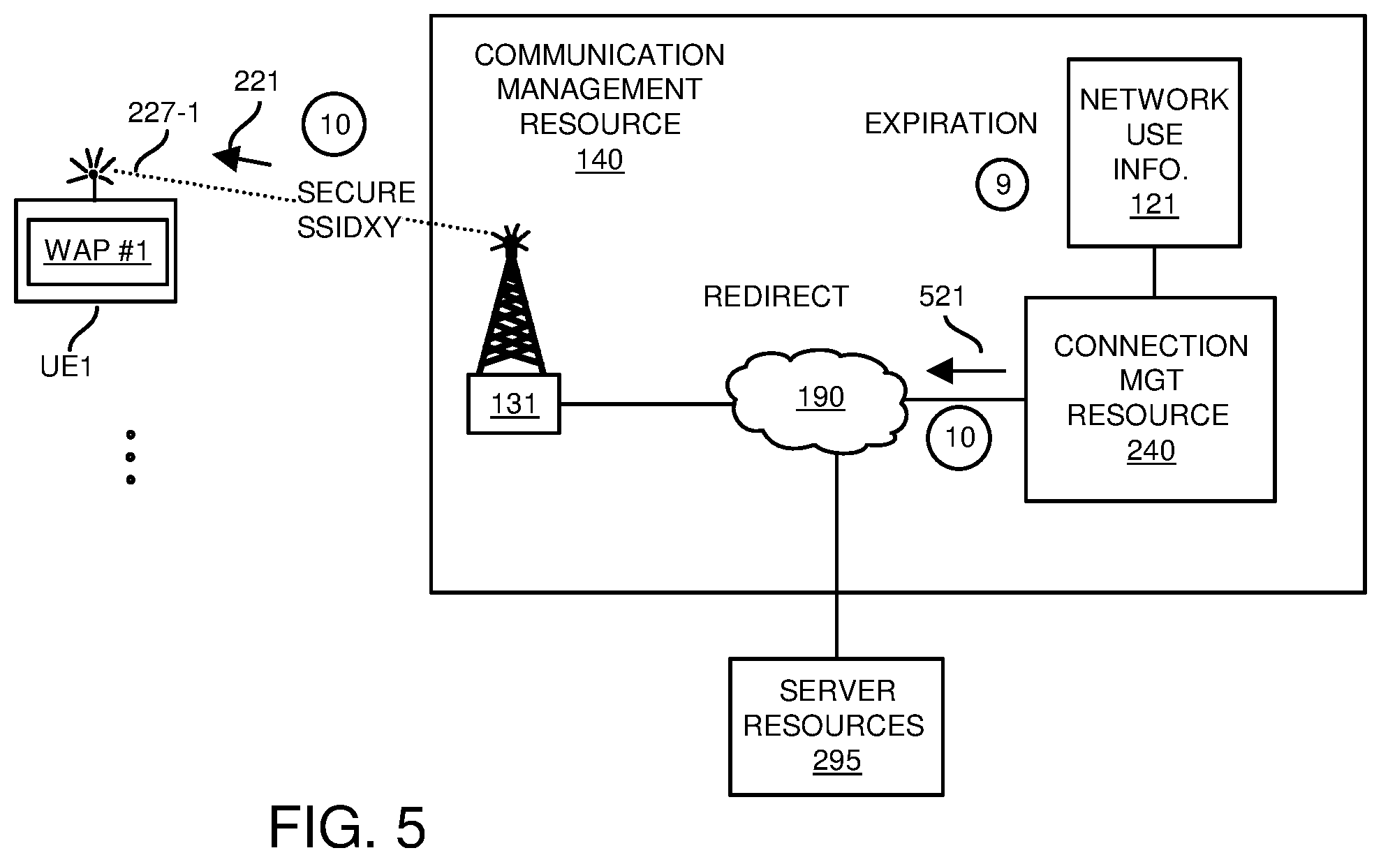 Patent US12348964 Figure 5 – Network access and management via wireless access profiles