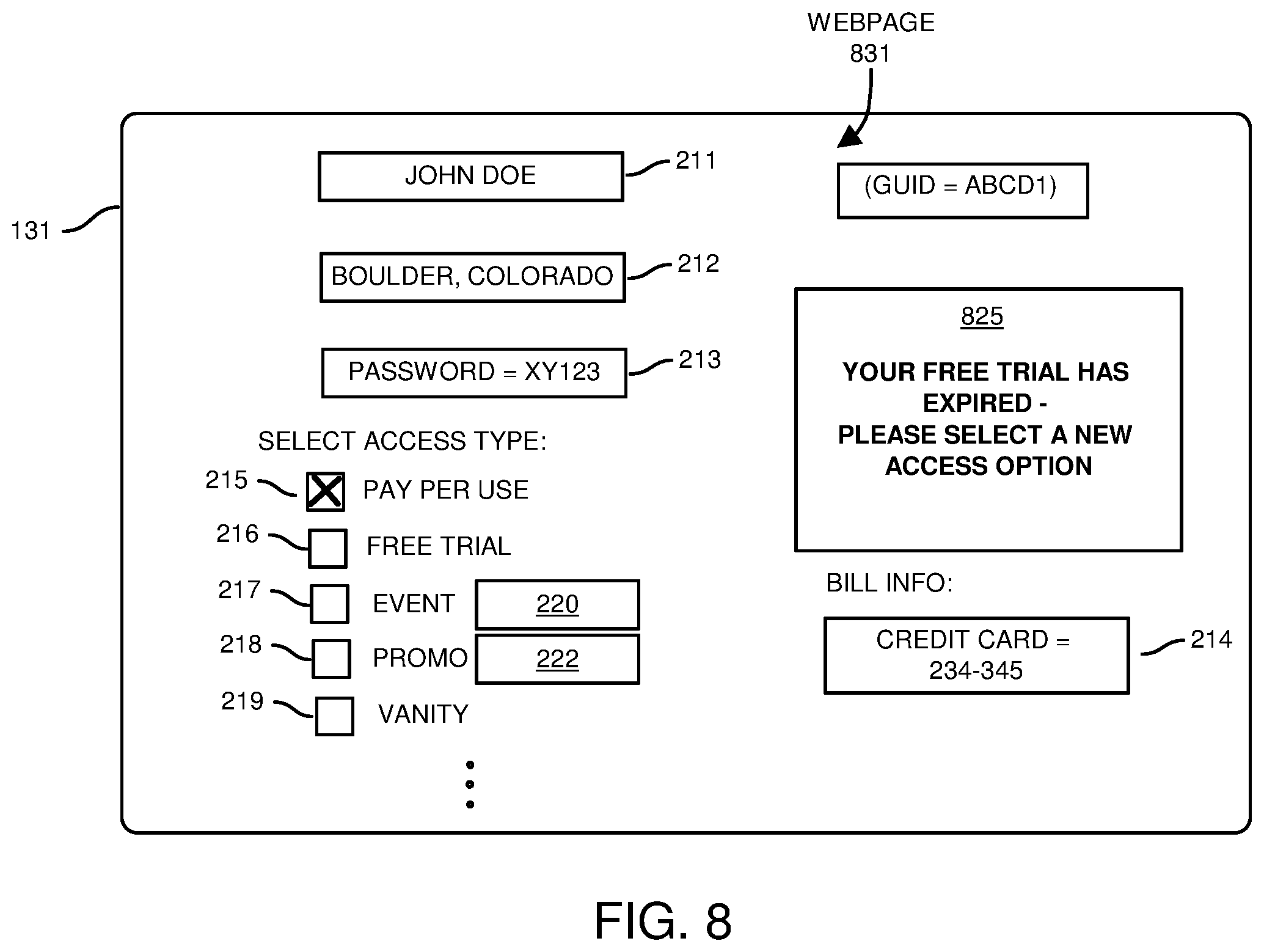 Patent US12348964 Figure 8 – Network access and management via wireless access profiles