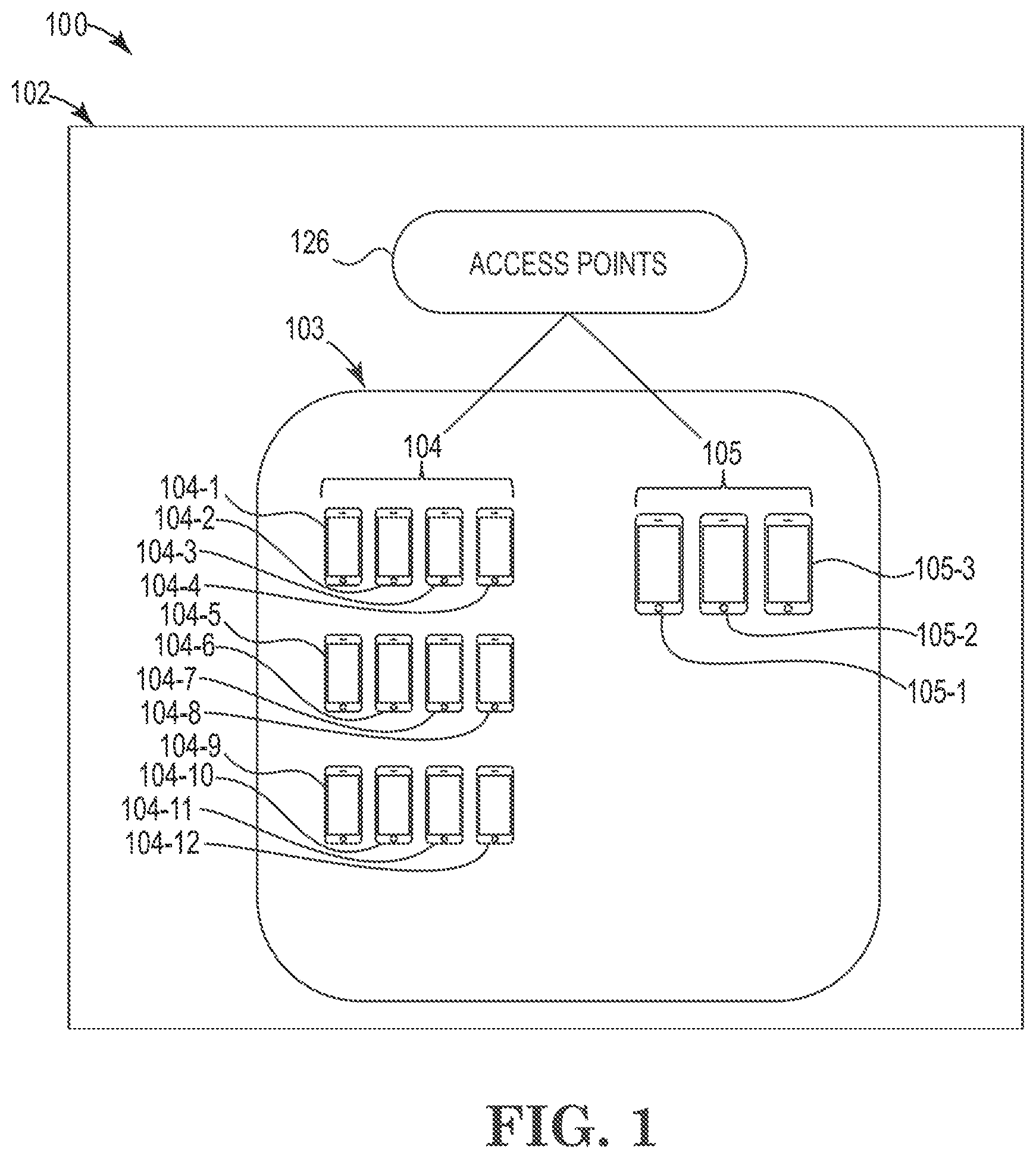 Patent US12348965 Figure 1 – Inmate information communication systems