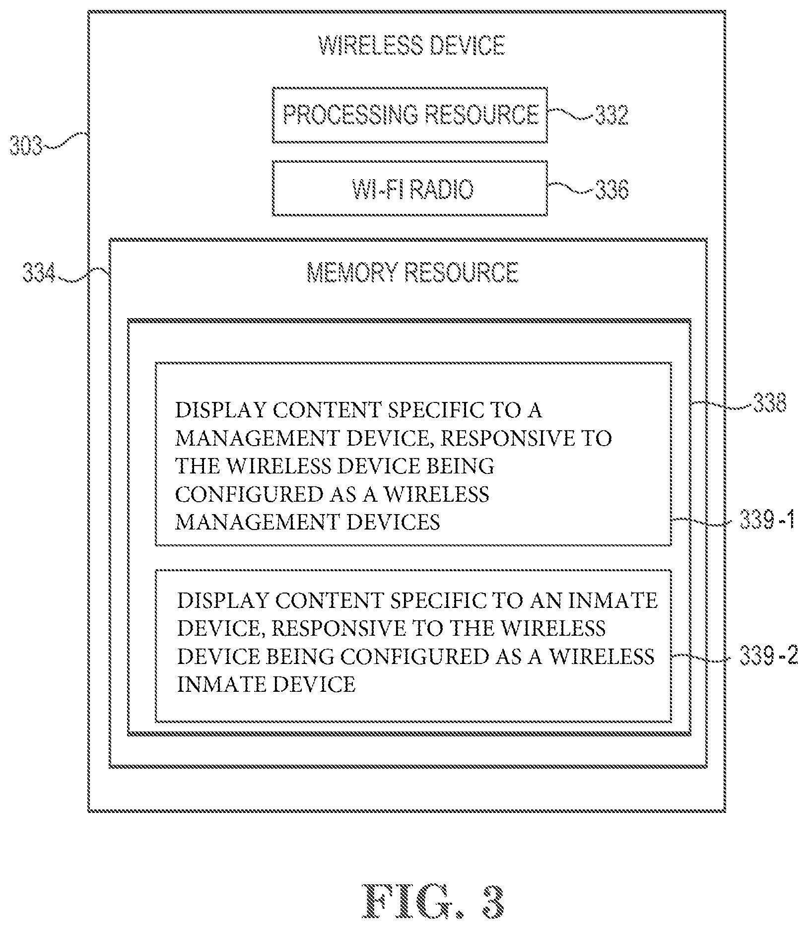 Patent US12348965 Figure 3 – Inmate information communication systems
