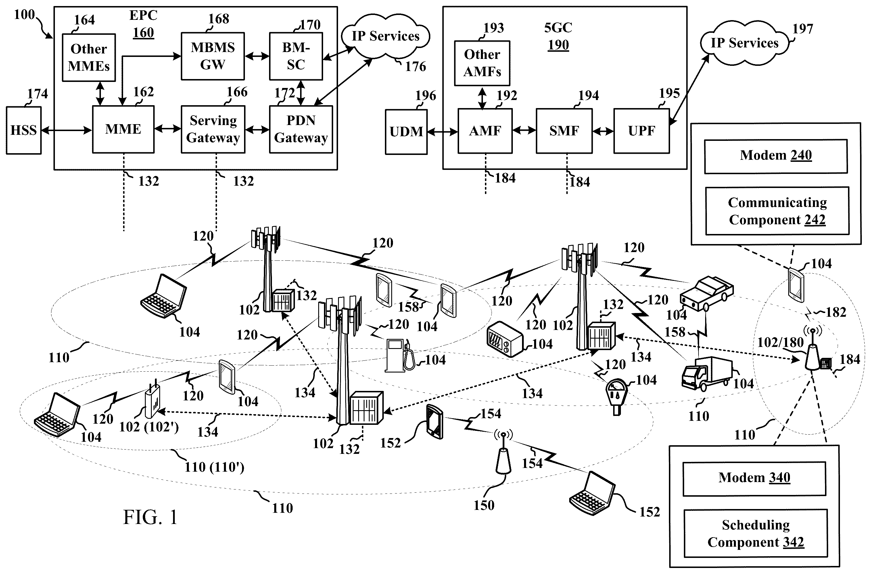 Patent US12348982 Figure 1 – Techniques for indicating a preferred beam in wireless communication random access