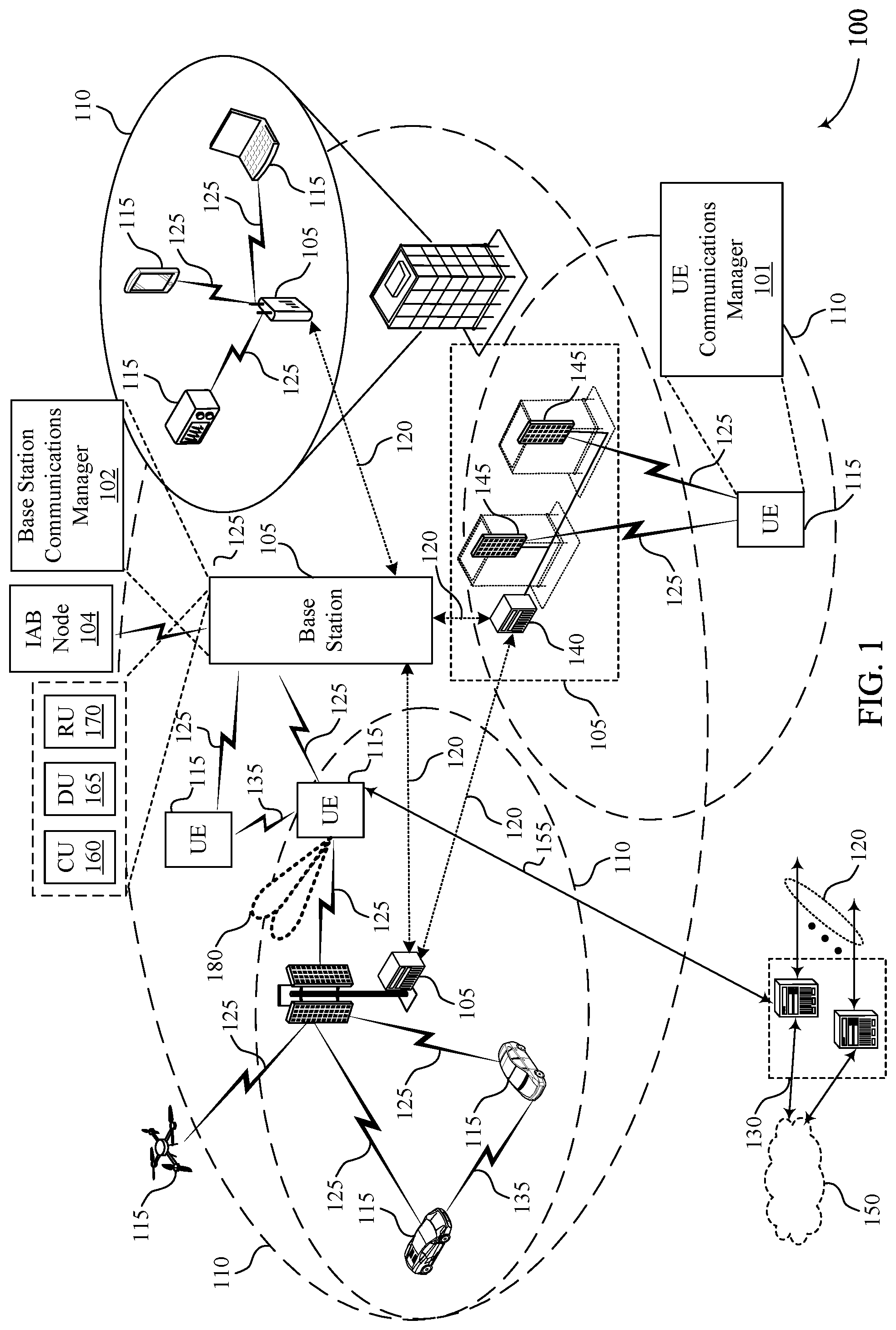 Patent US12348992 Figure 1 – Search space set linking with unified beam configurations