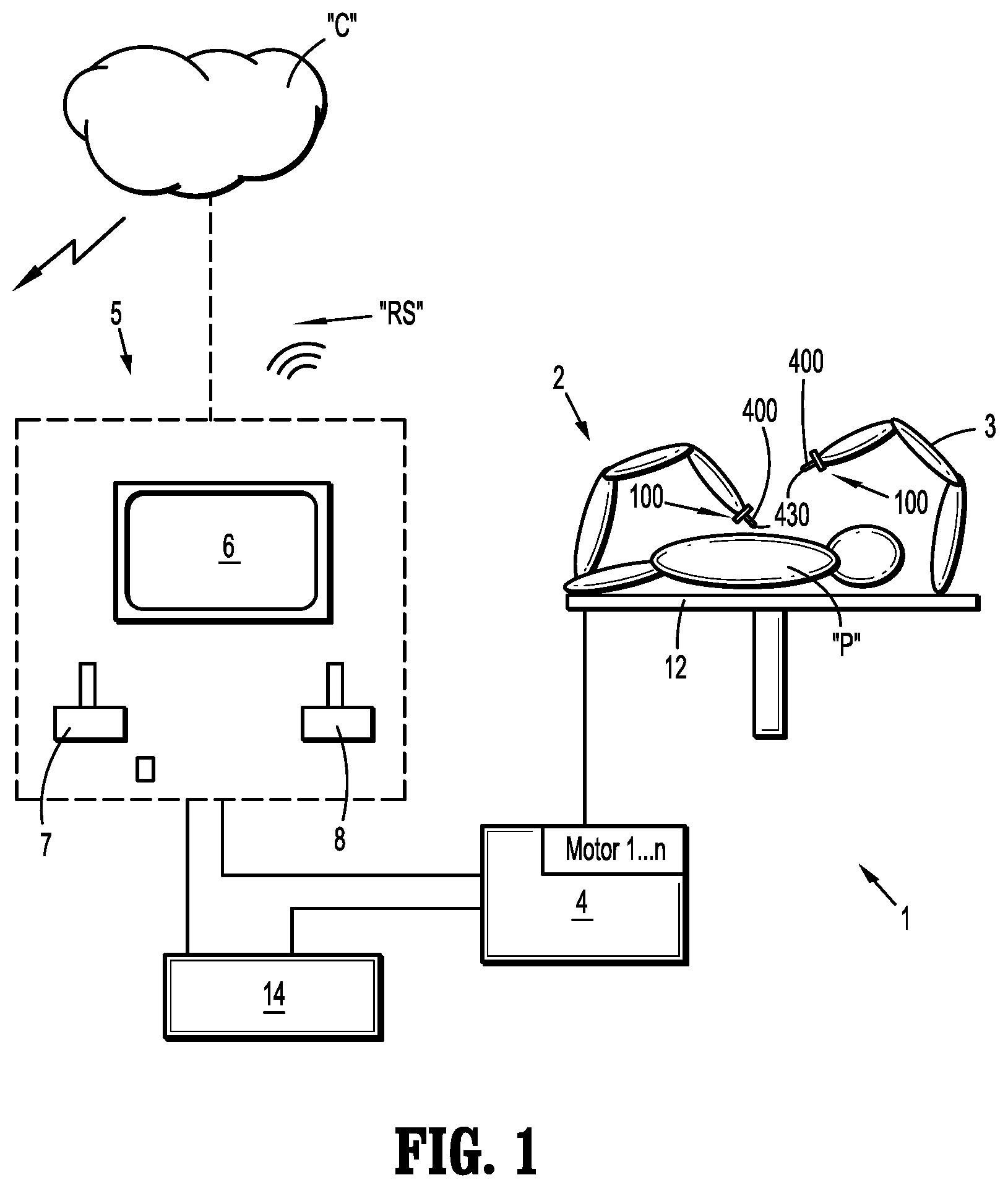 Patent US12350000 — Coupling surgical instruments to robotic surgical systems — Figure 1