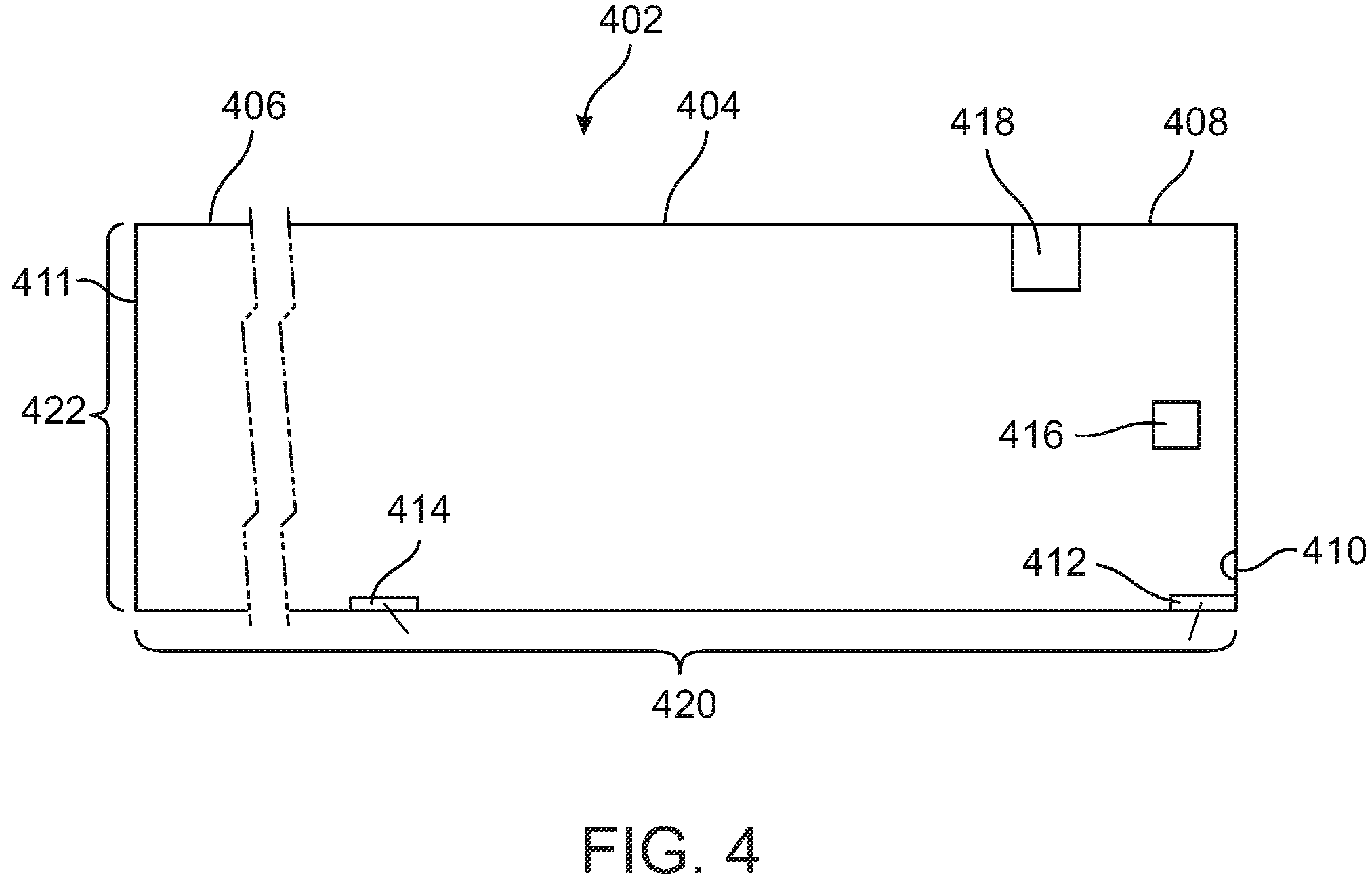 Patent US12350003 Figure 5 – Surgical drape