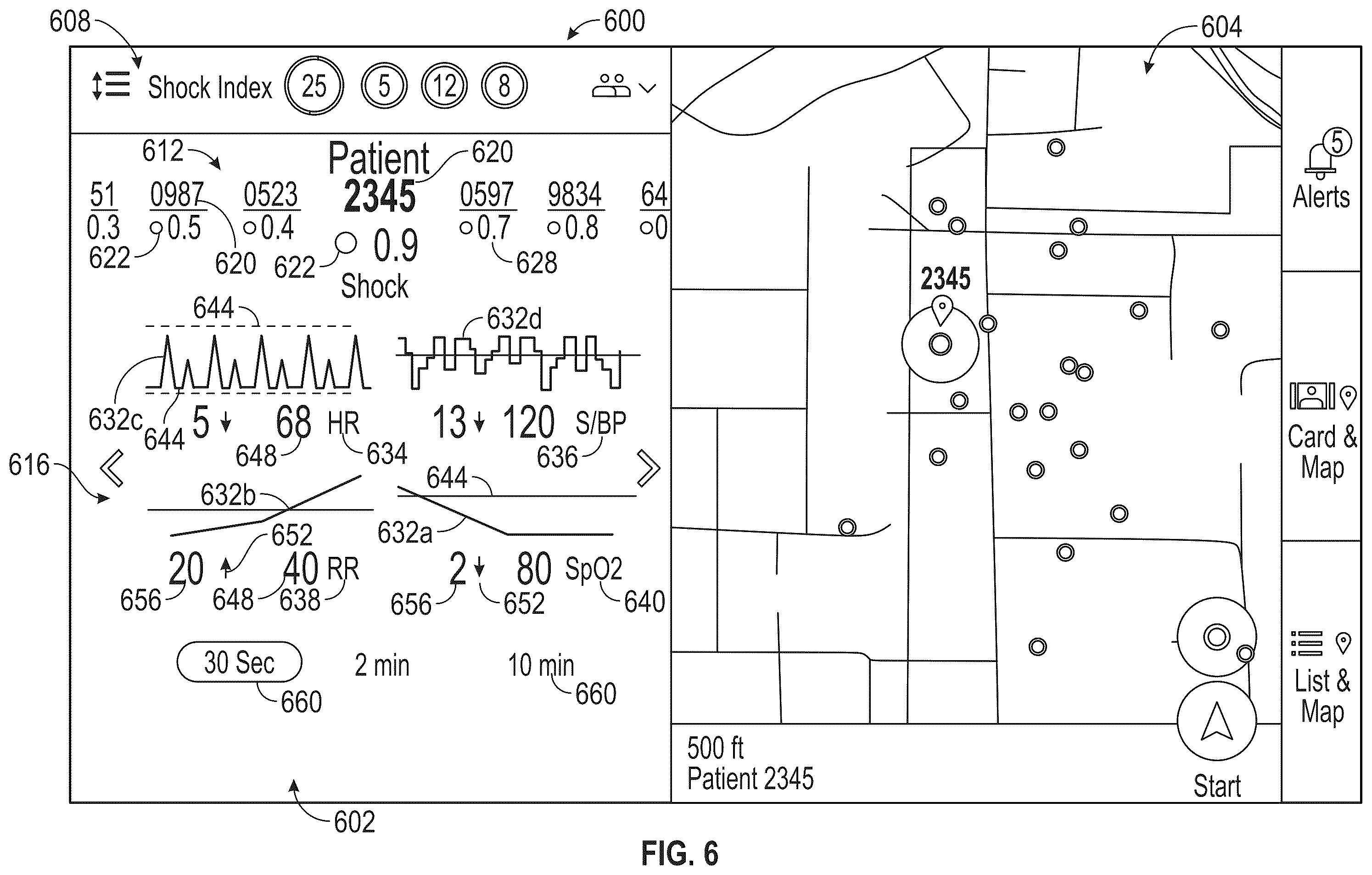 Patent US12350007 Figure 6 – Wearable health monitoring device