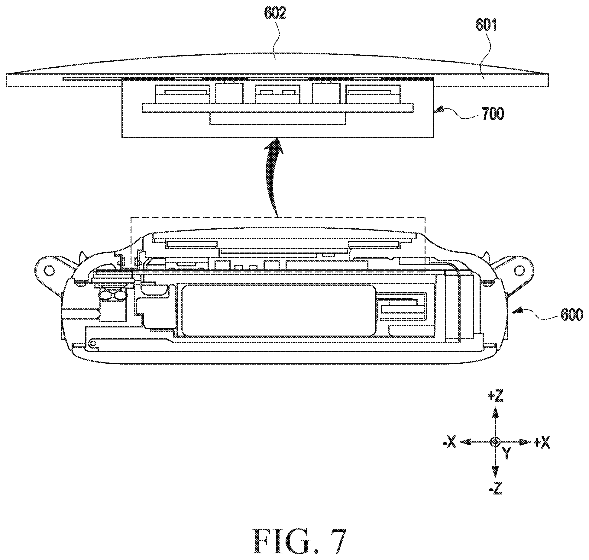 Patent US12350009 Figure 6 – Electronic device including sensor module