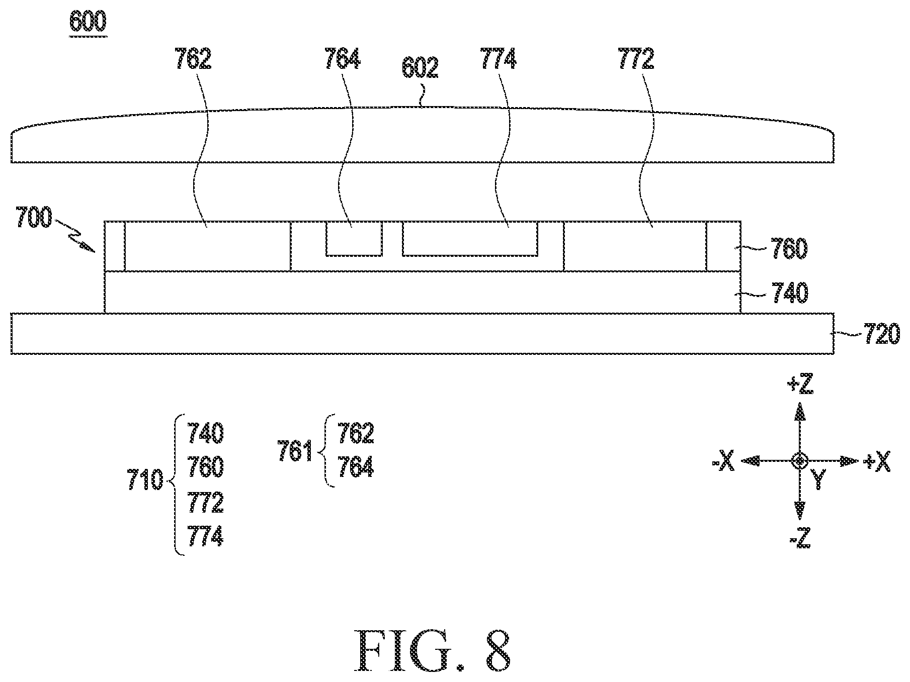 Patent US12350009 Figure 7 – Electronic device including sensor module