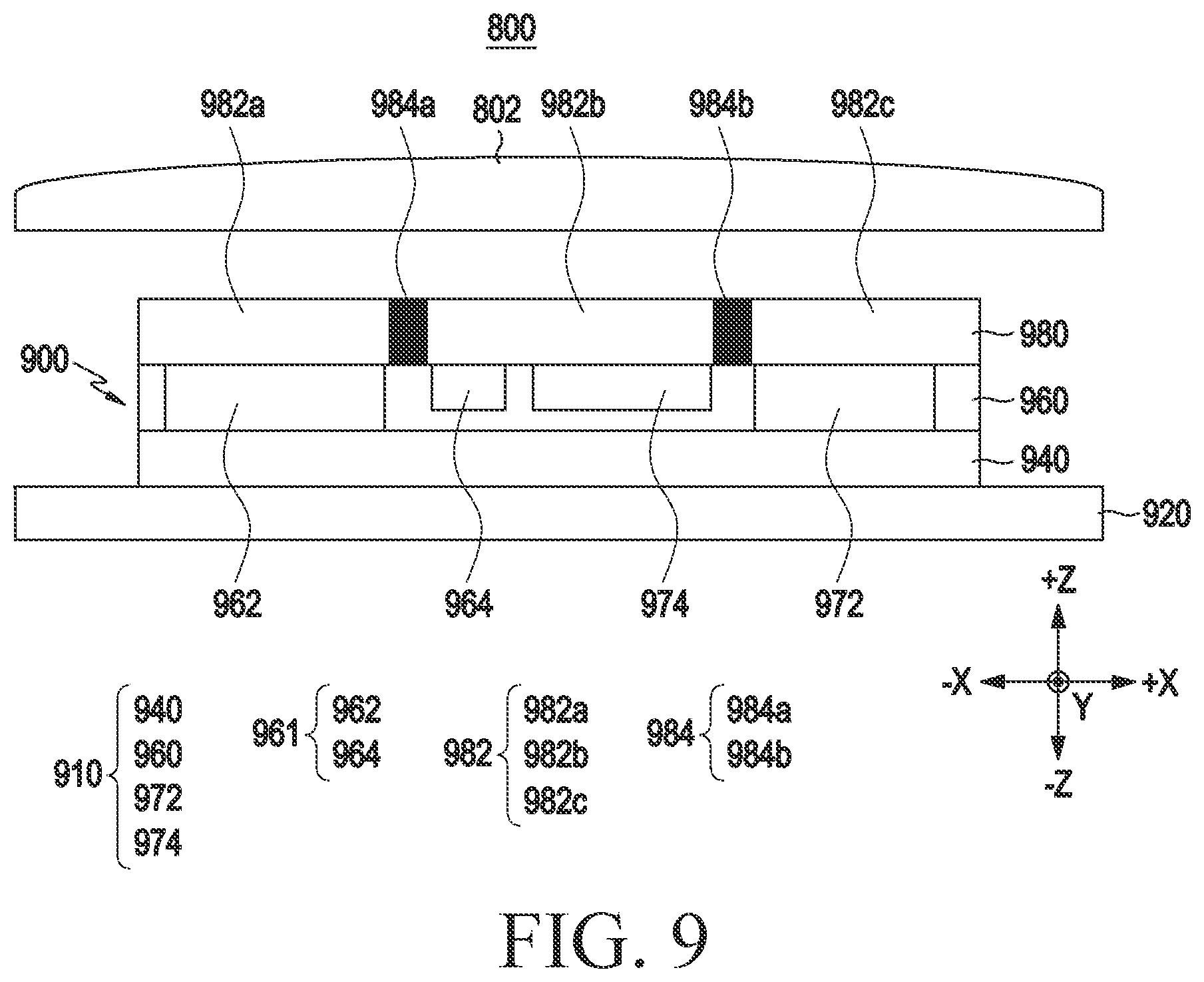 Patent US12350009 Figure 8 – Electronic device including sensor module