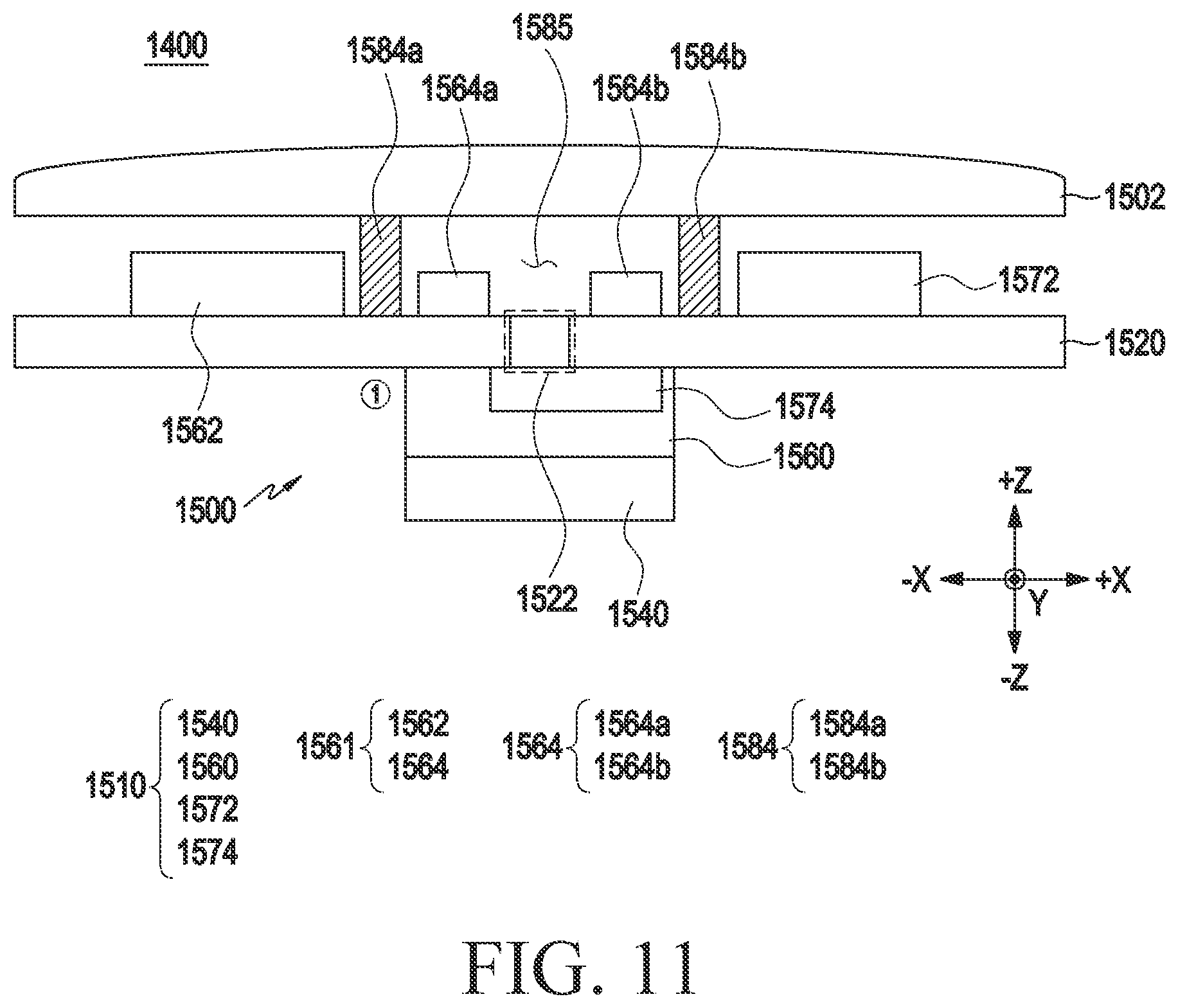 Patent US12350009 Figure 10 – Electronic device including sensor module