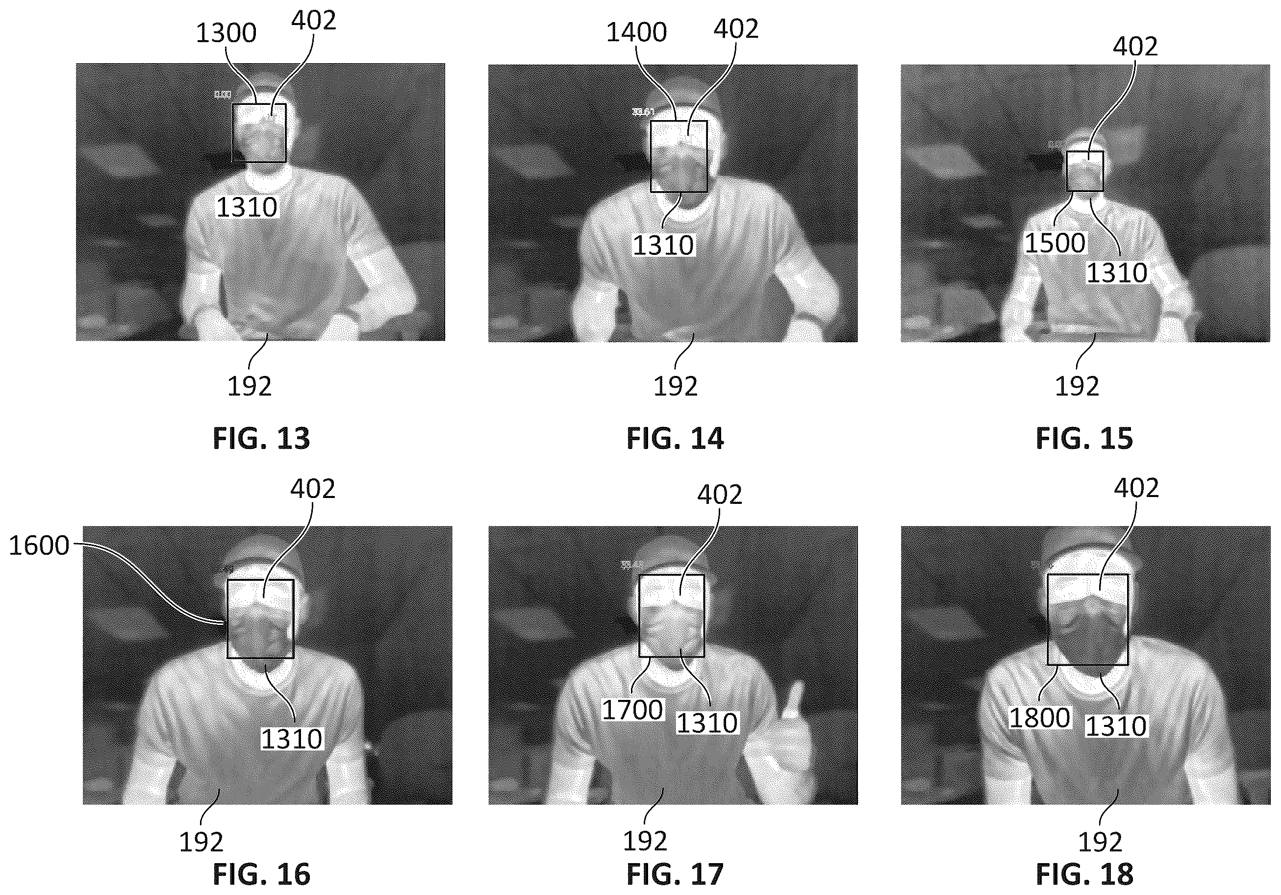 Patent US12350016 Figure 10 – Thermal imaging temperature measurement of inner canthus systems and methods