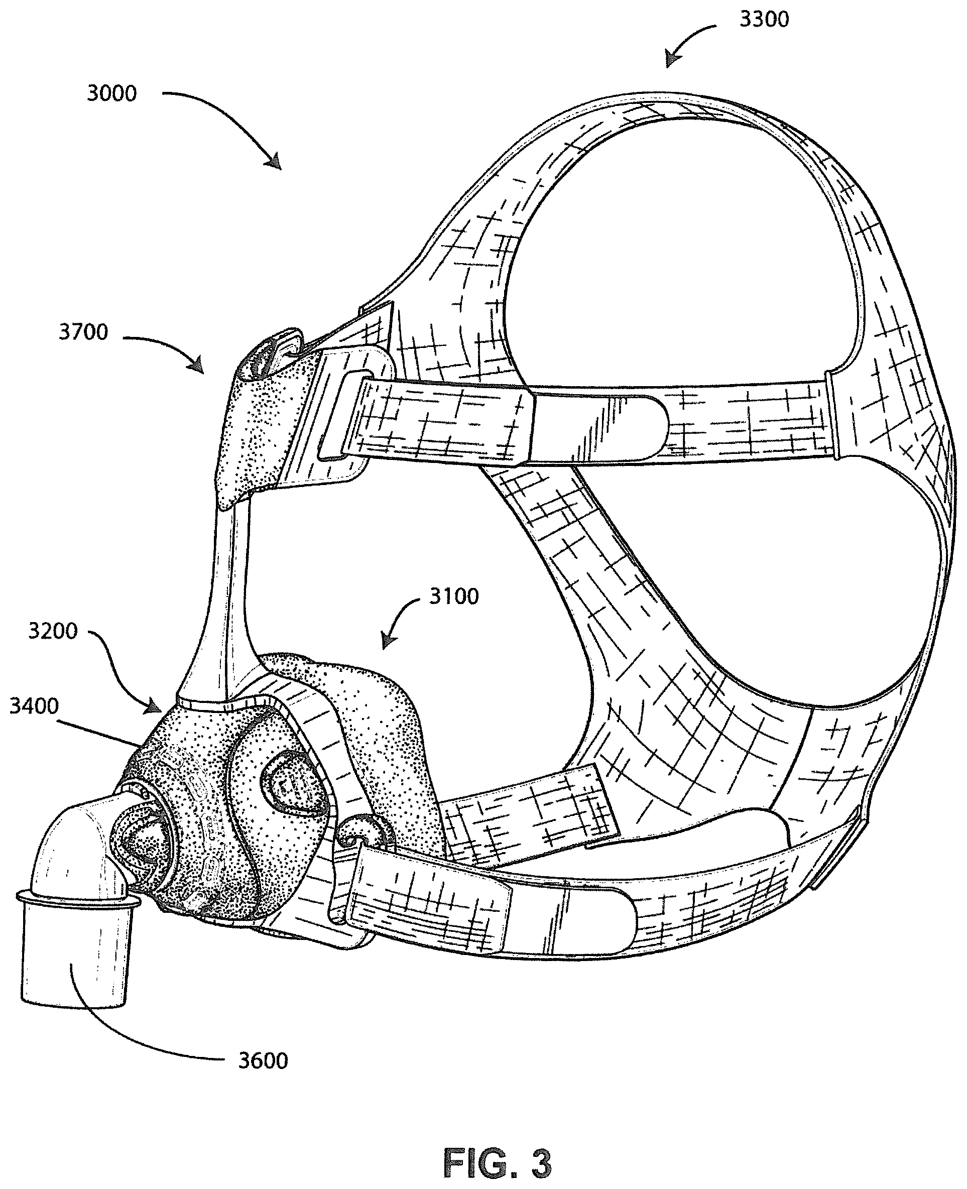 Patent US12350034 Figure 3 – Methods and apparatus for detection of disordered breathing