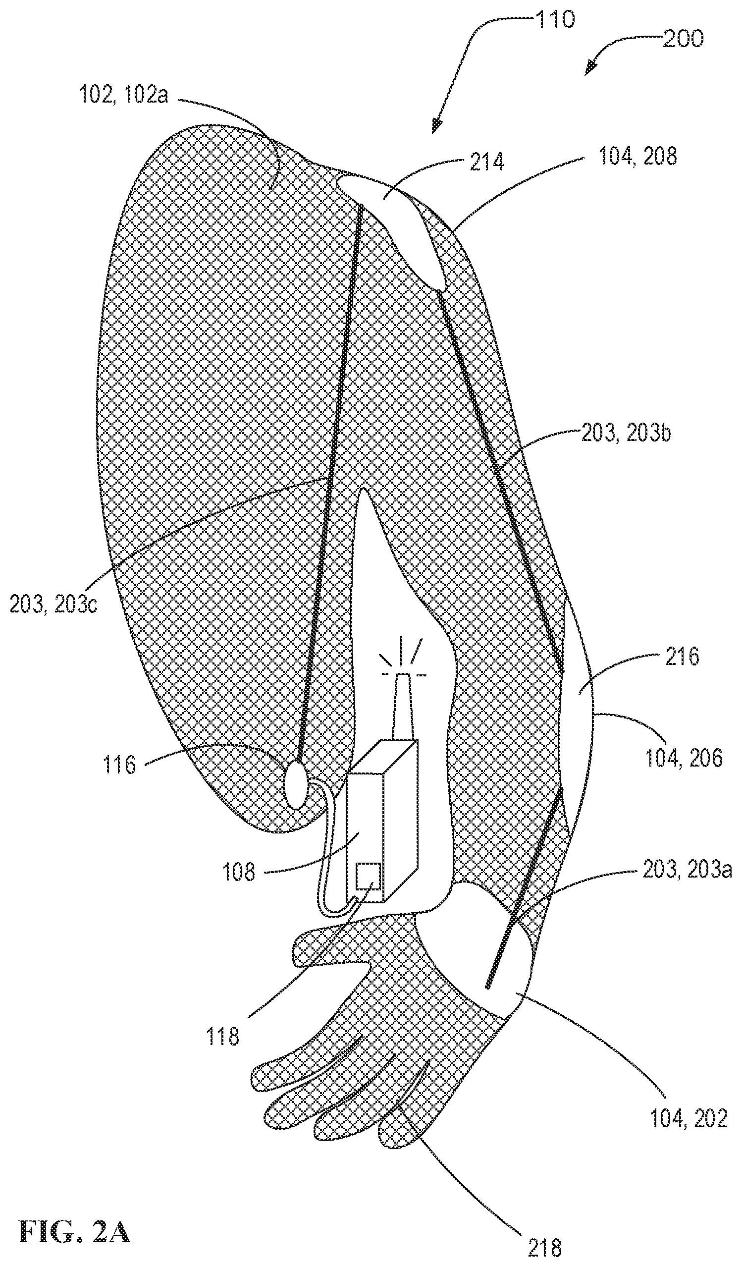 Patent US12350037 Figure 2 – Ergonomics improvement systems having wearable sensors and related methods