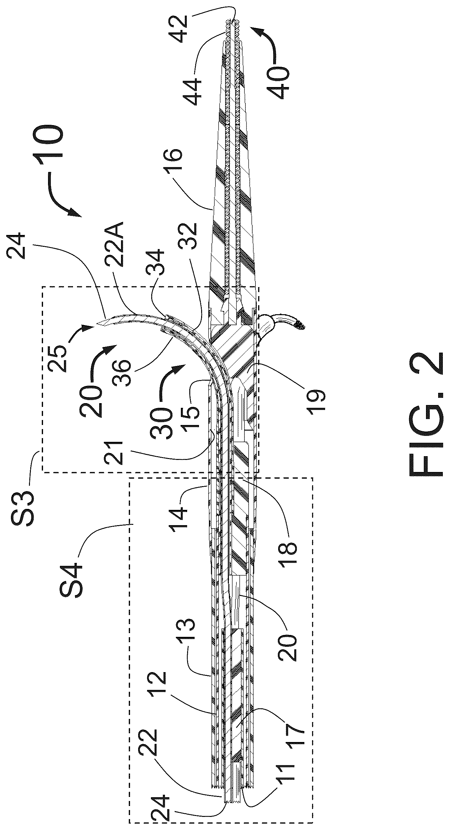 Patent US12350051 Figure 2 – Apparatus for effective ablation and nerve sensing associated with denervation