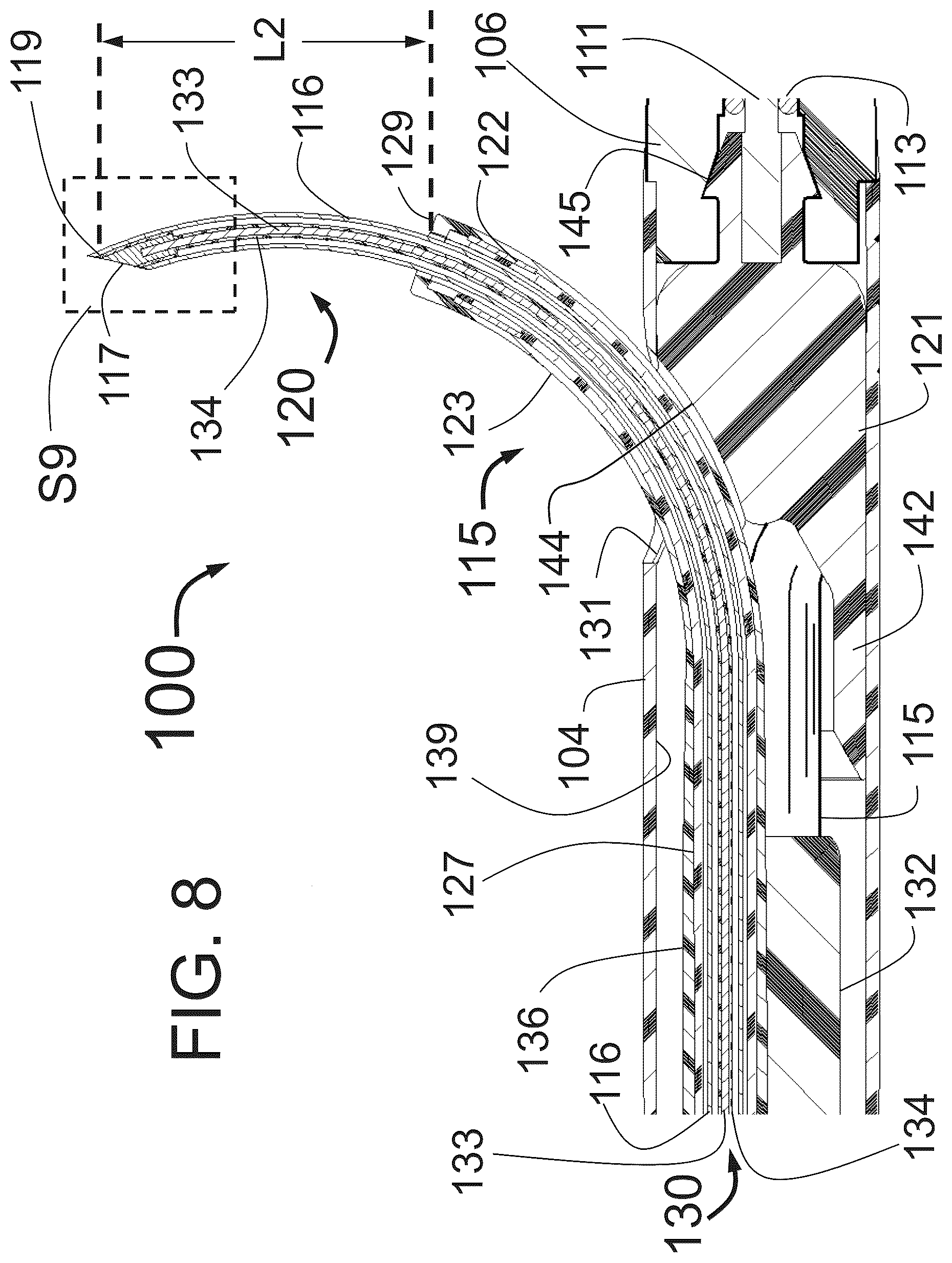 Patent US12350051 Figure 8 – Apparatus for effective ablation and nerve sensing associated with denervation