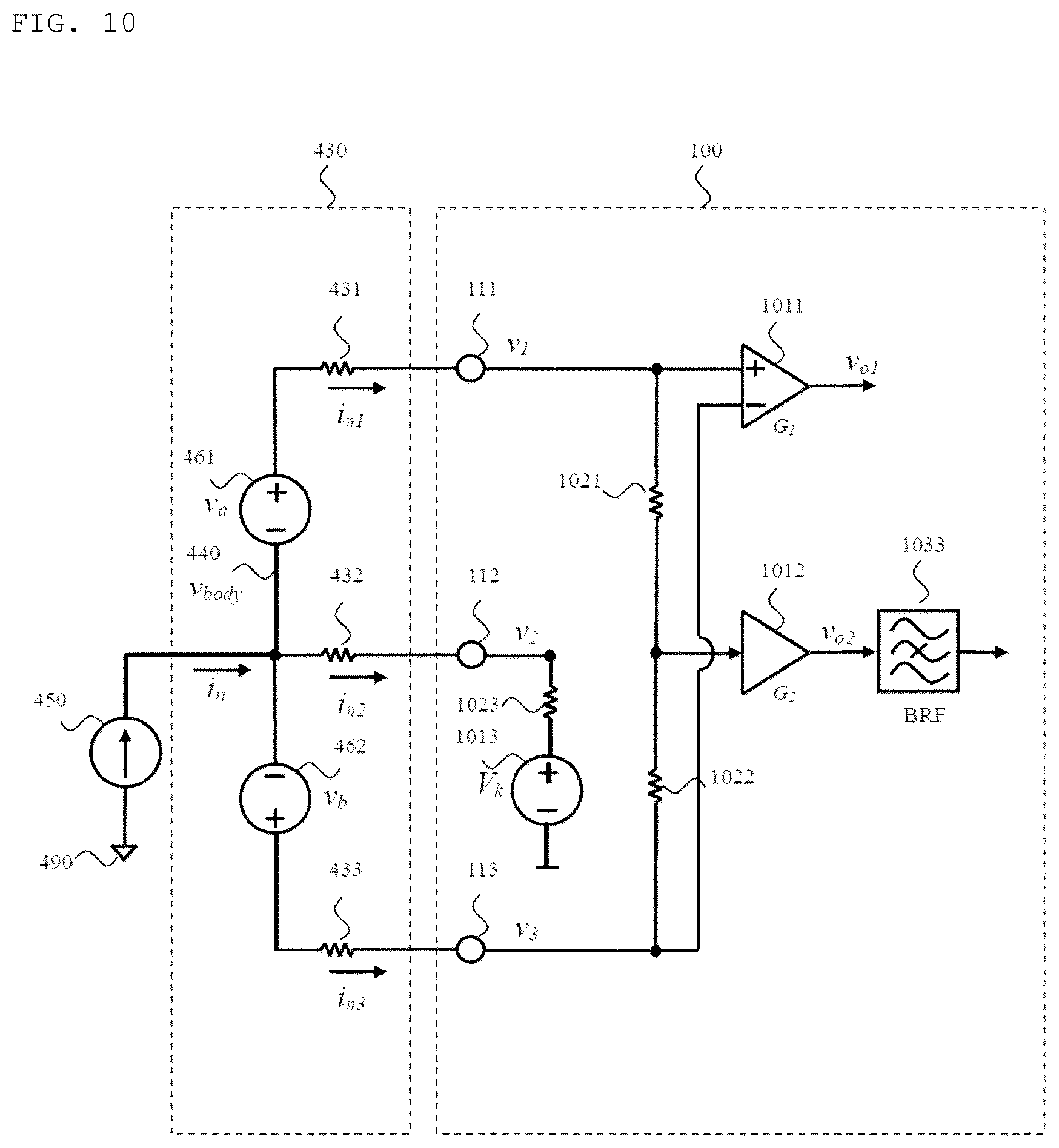 Patent US12350056 Figure 10 – Electrocardiogram measurement apparatus