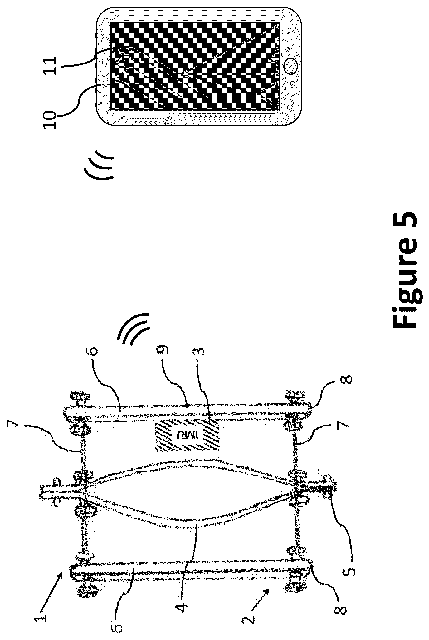 Patent US12350062 Figure 3 – Analysis system with a portable connected device
