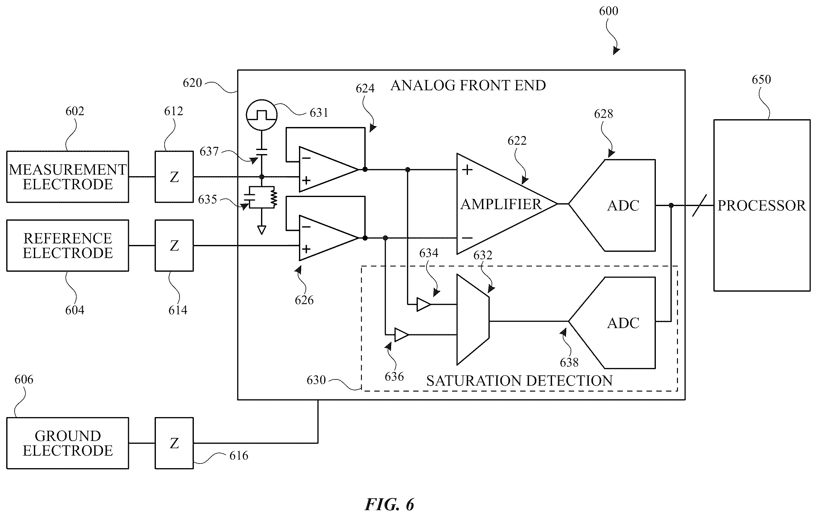 Patent US12350071 Figure 8 – Contact detection for physiological sensor
