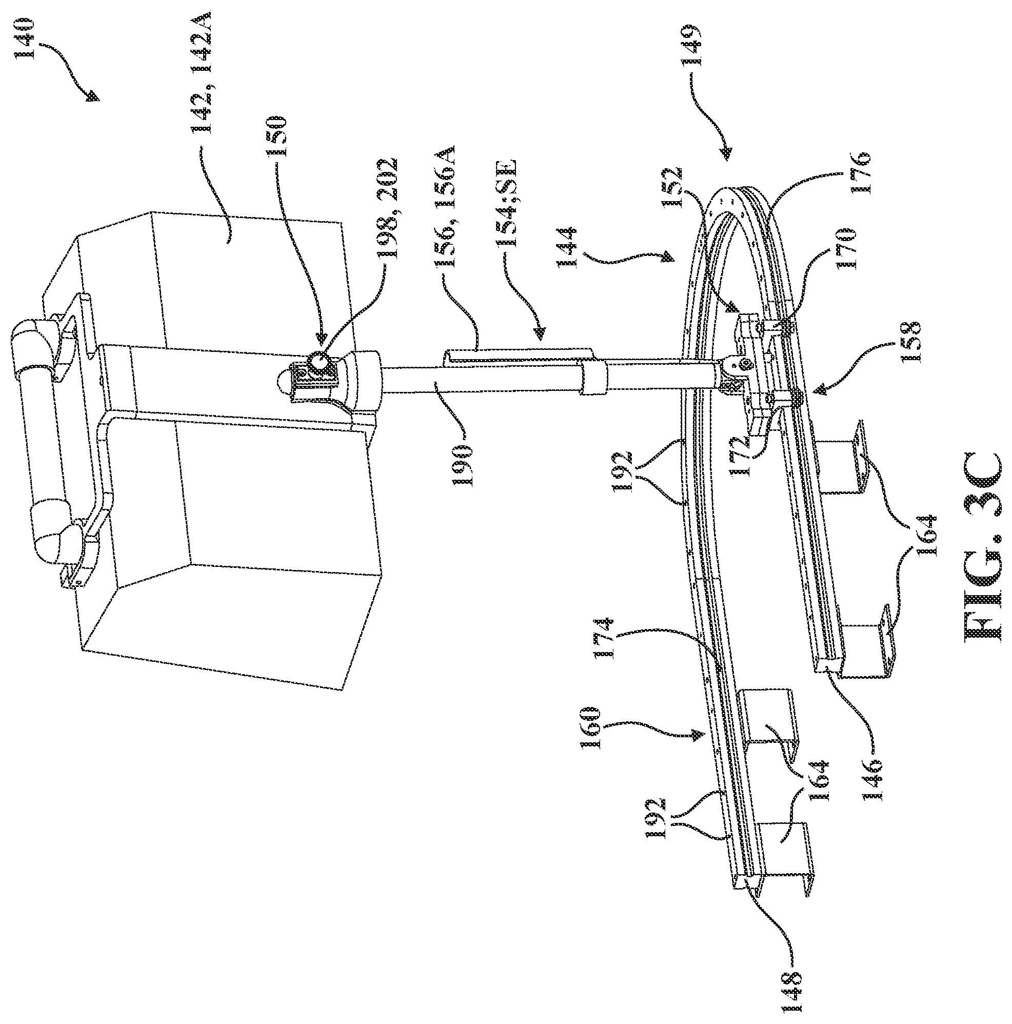 Patent US12350075 Figure 9 – Patient support apparatus with support assembly for medical device