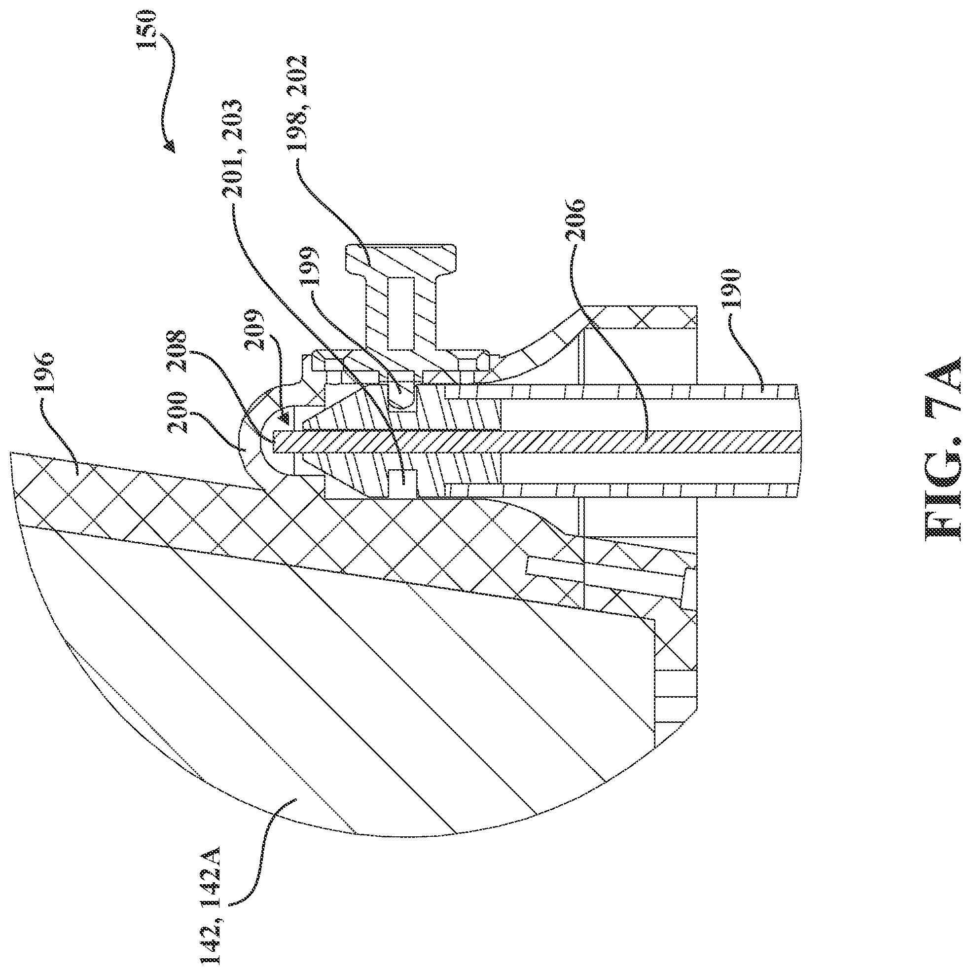 Patent US12350075 Figure 14 – Patient support apparatus with support assembly for medical device