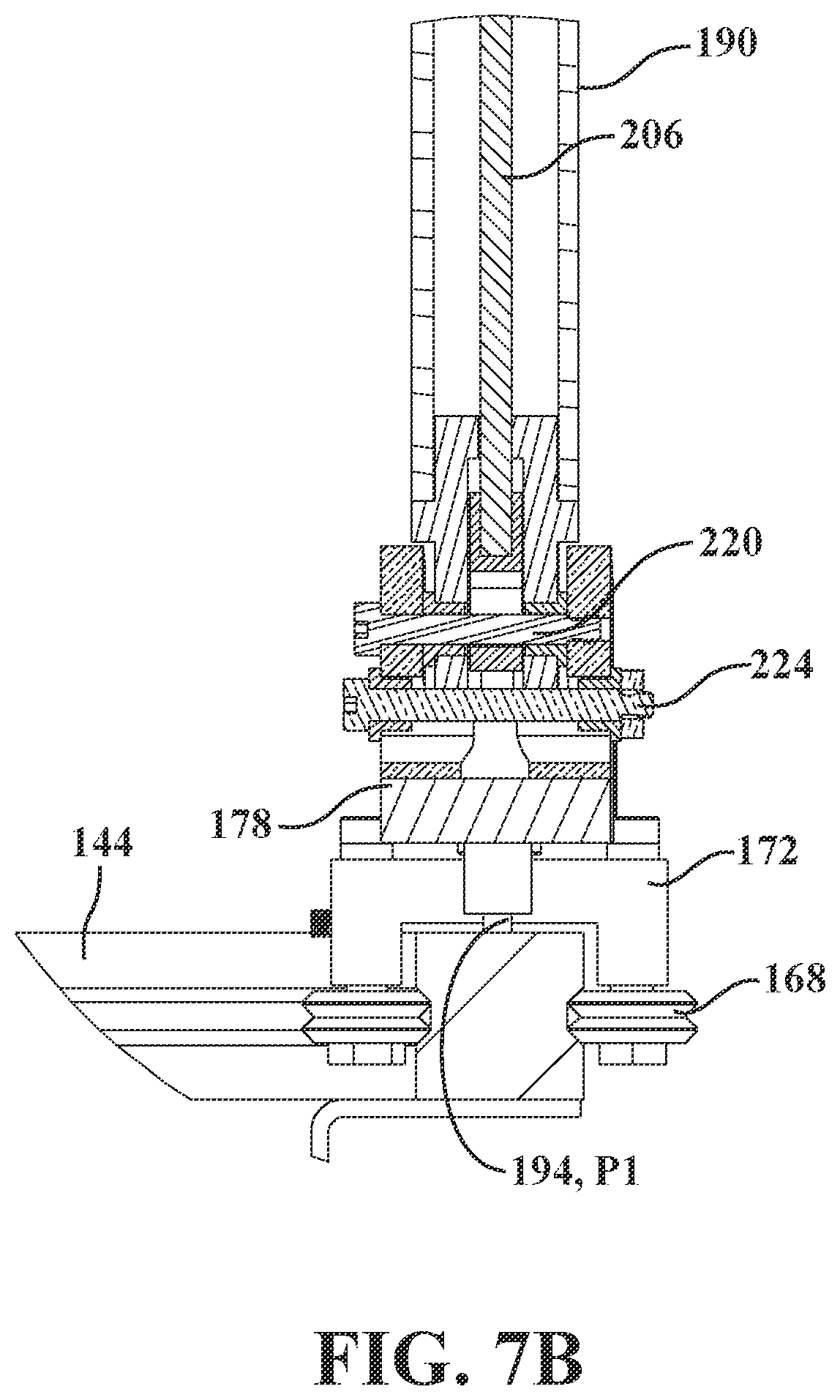 Patent US12350075 Figure 15 – Patient support apparatus with support assembly for medical device