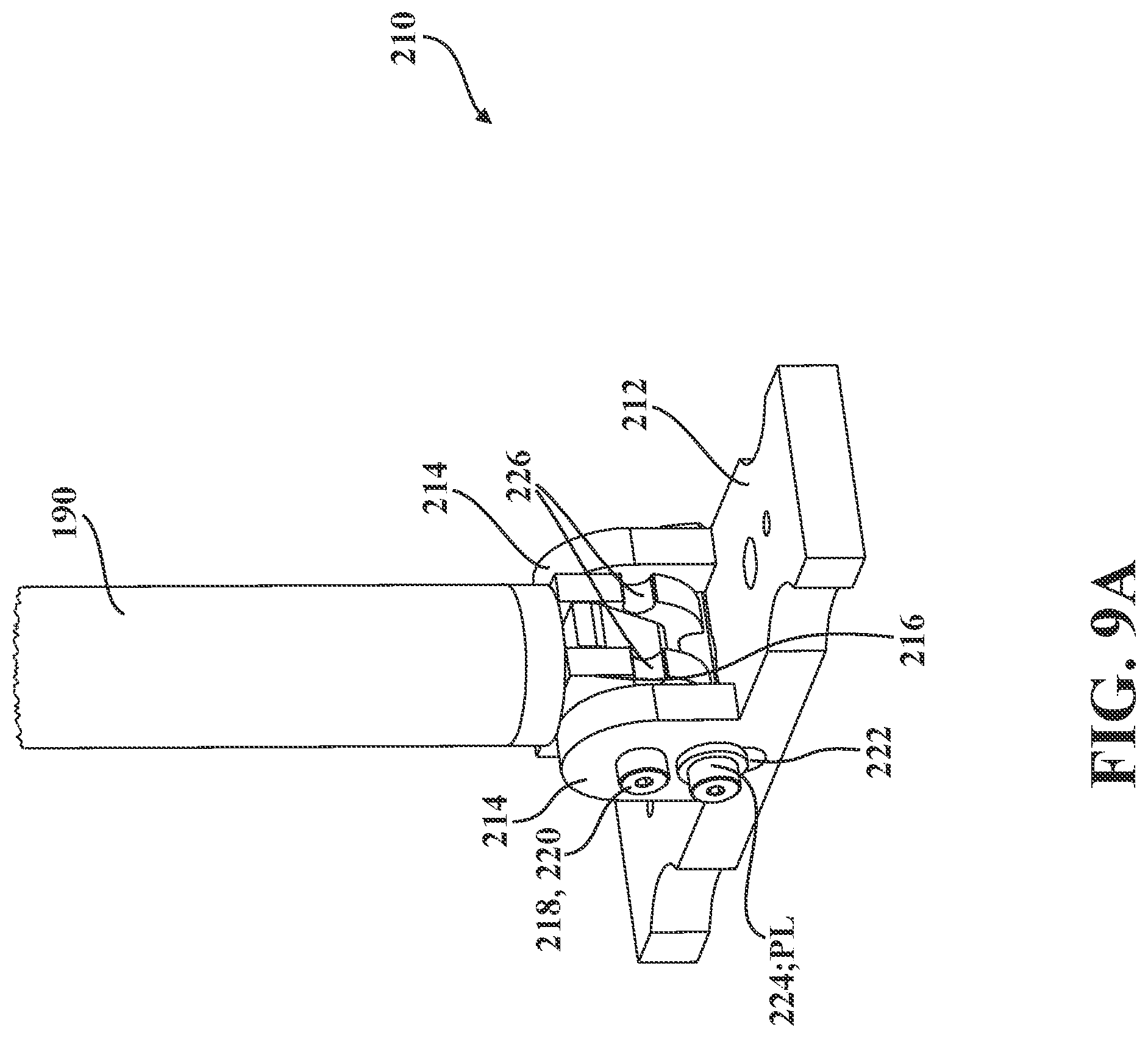 Patent US12350075 Figure 17 – Patient support apparatus with support assembly for medical device