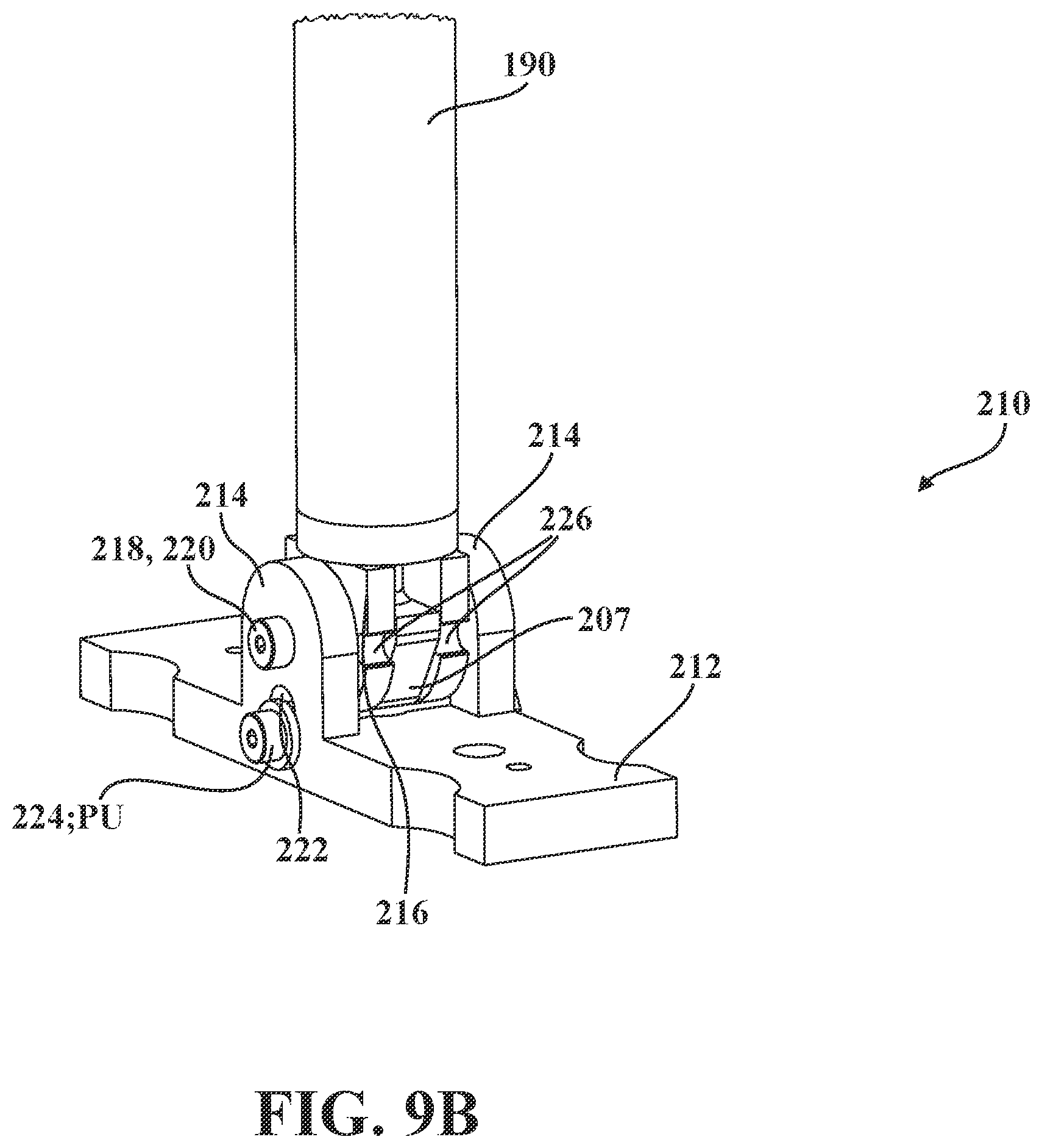 Patent US12350075 Figure 18 – Patient support apparatus with support assembly for medical device