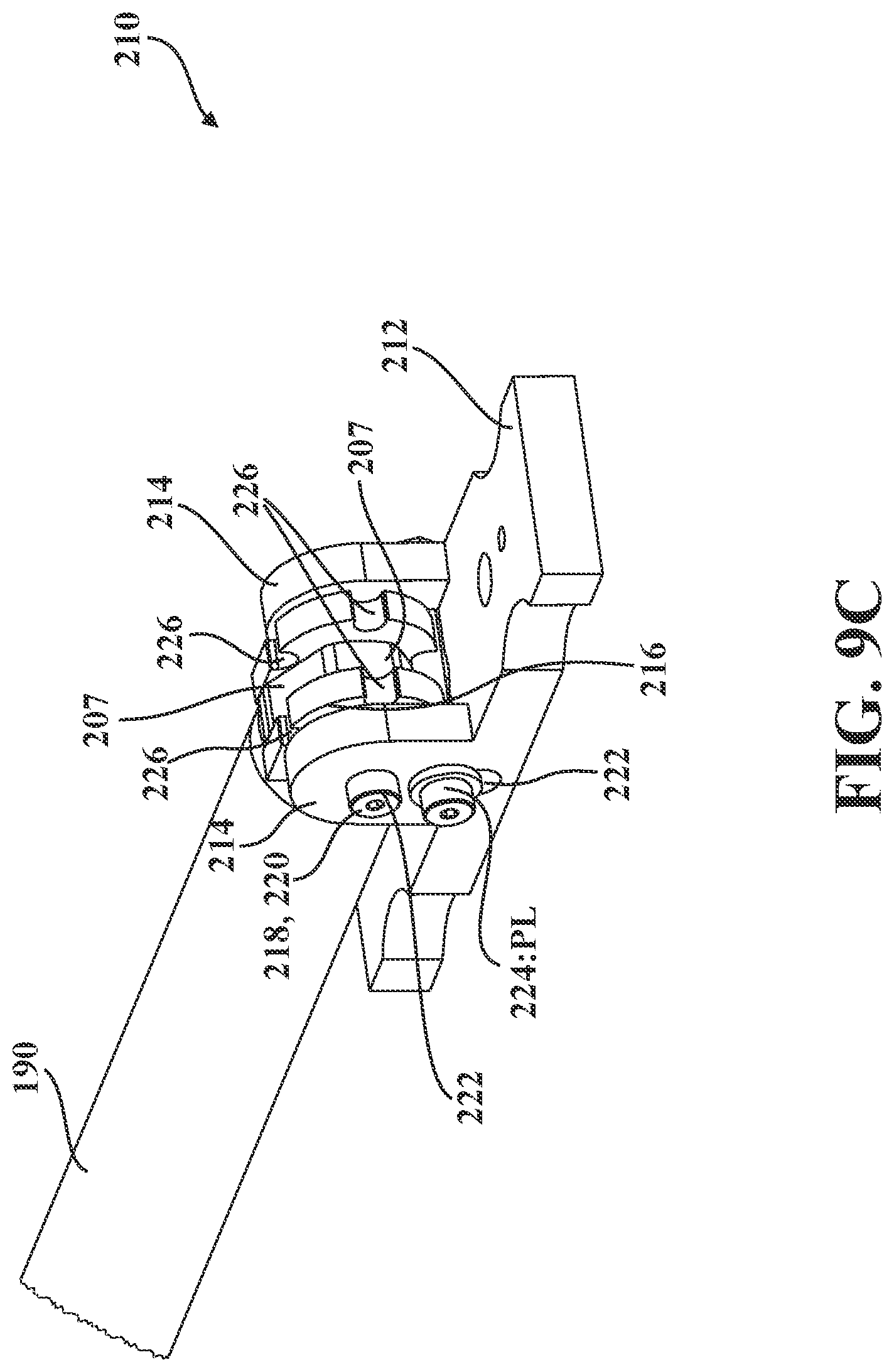 Patent US12350075 Figure 19 – Patient support apparatus with support assembly for medical device