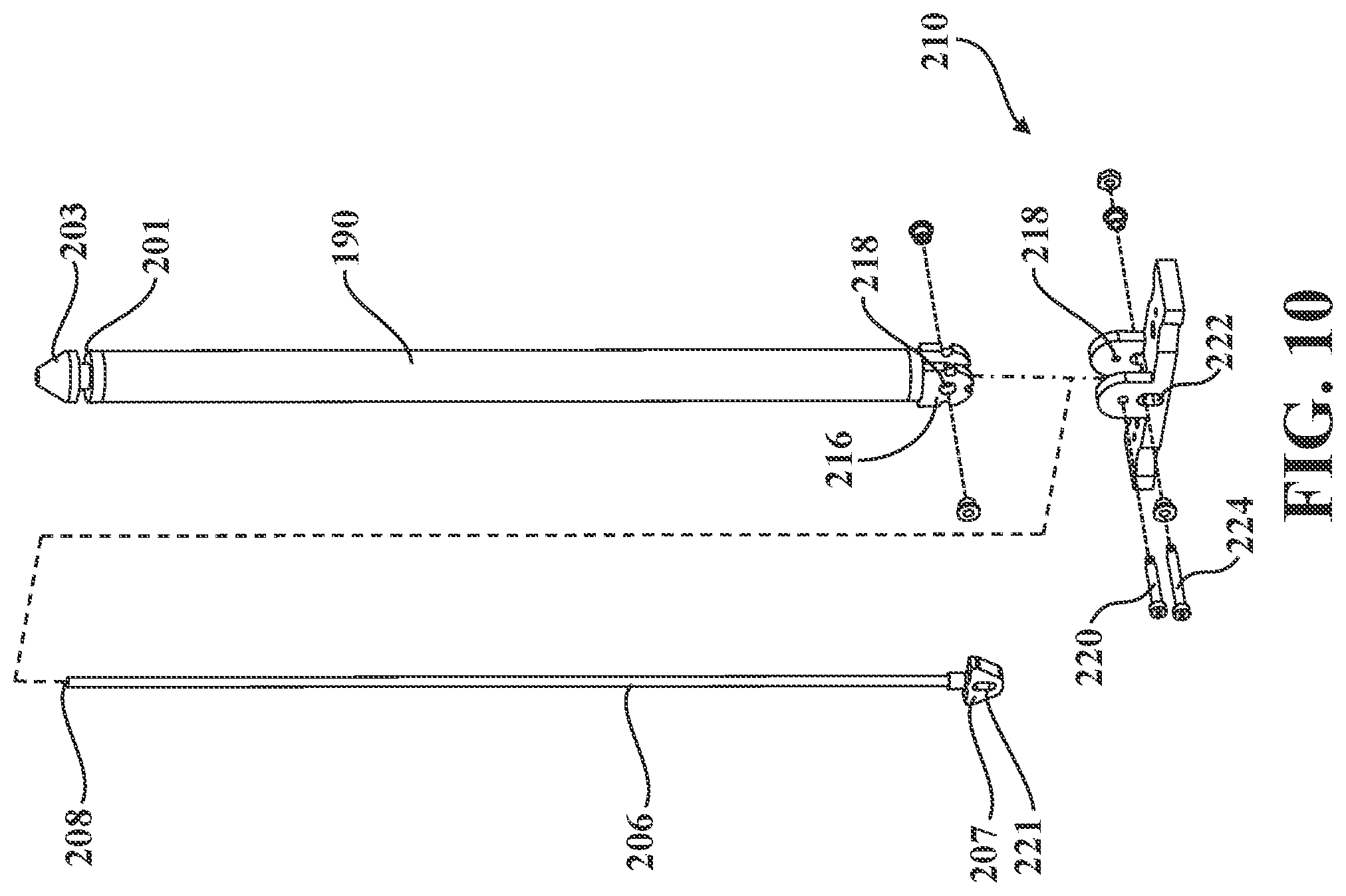 Patent US12350075 Figure 20 – Patient support apparatus with support assembly for medical device