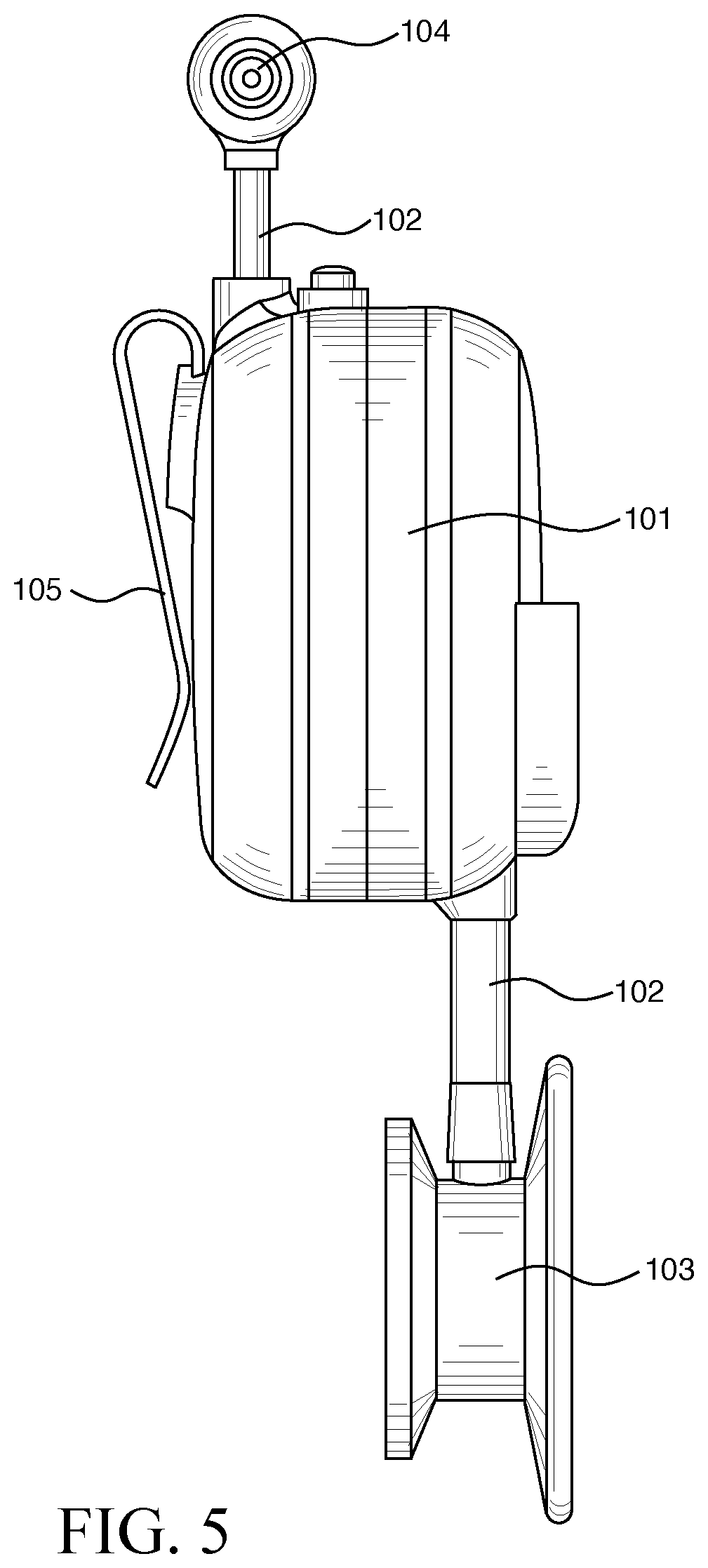 Patent US12350091 Figure 4 – Retractable stethoscope