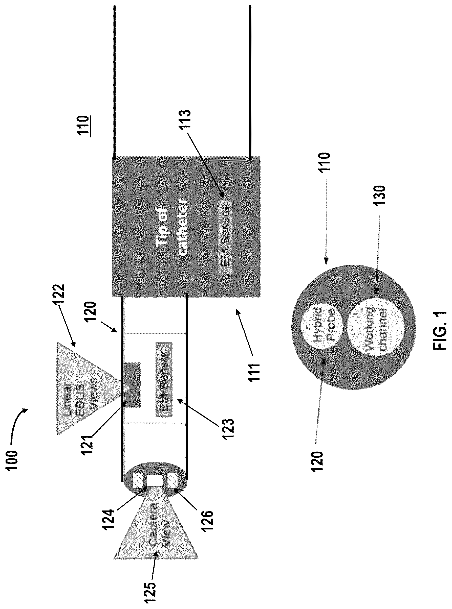 Patent US12350092 Figure 1 – Systems for a triple imaging hybrid probe