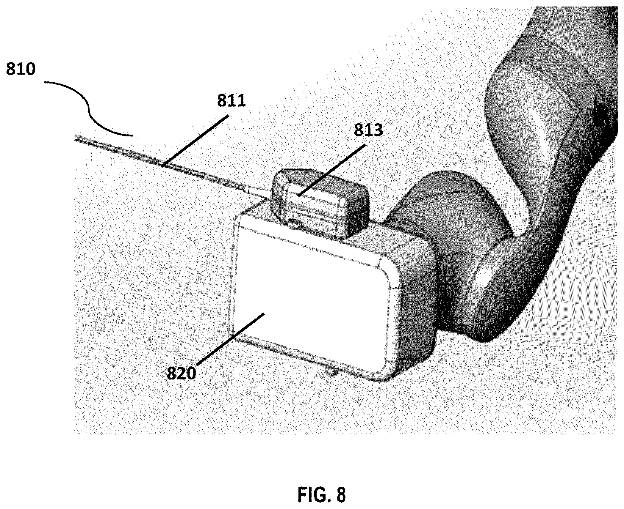 Patent US12350092 Figure 8 – Systems for a triple imaging hybrid probe