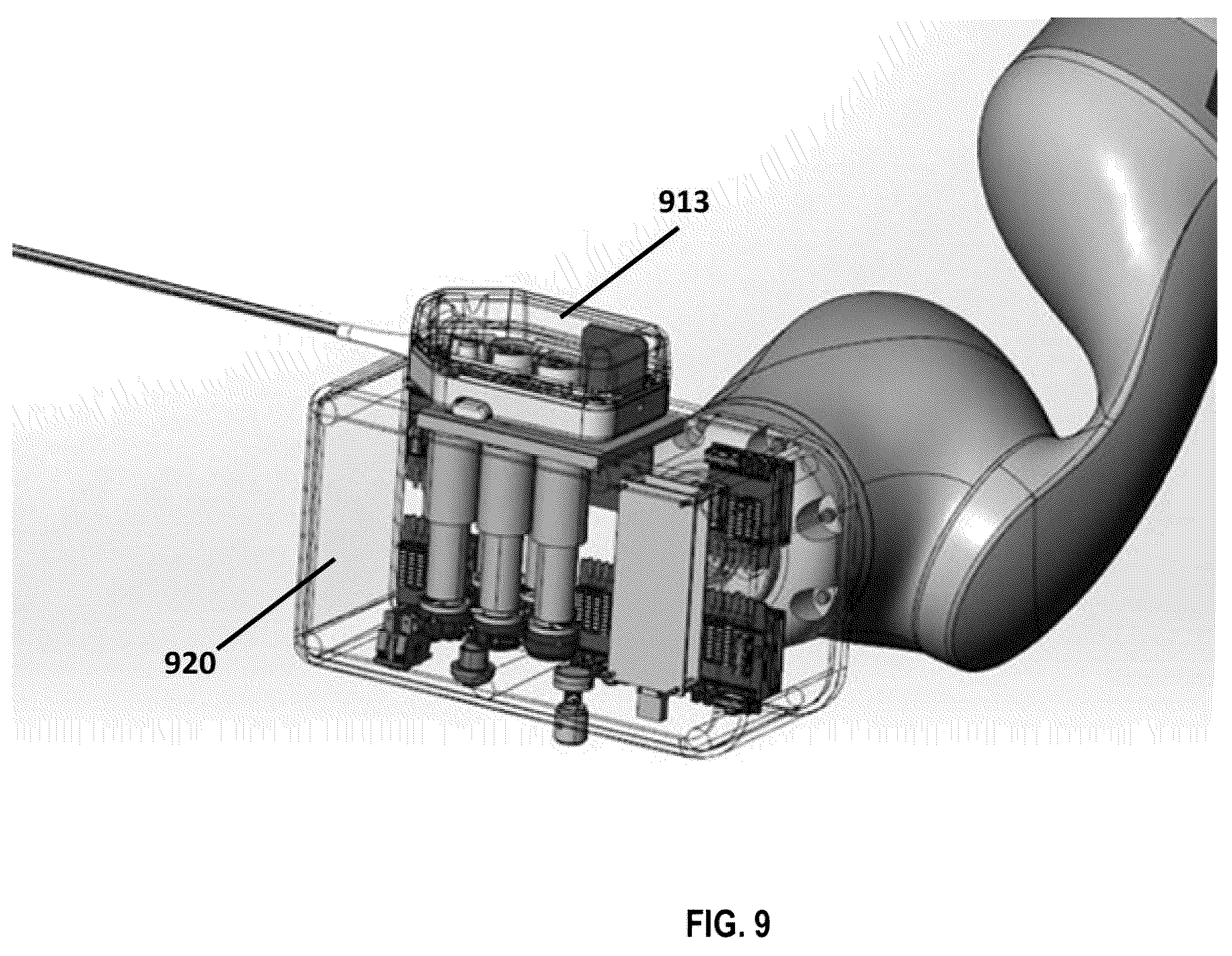 Patent US12350092 Figure 9 – Systems for a triple imaging hybrid probe