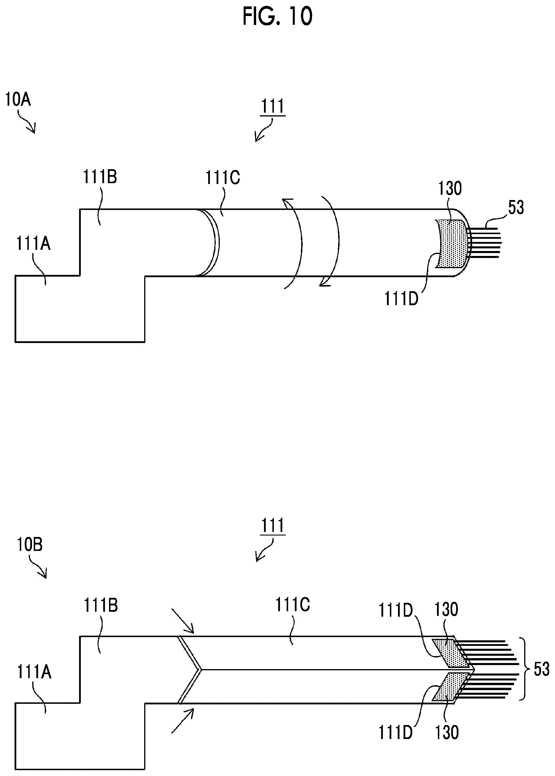 Patent US12350096 Figure 10 – Ultrasonic endoscope