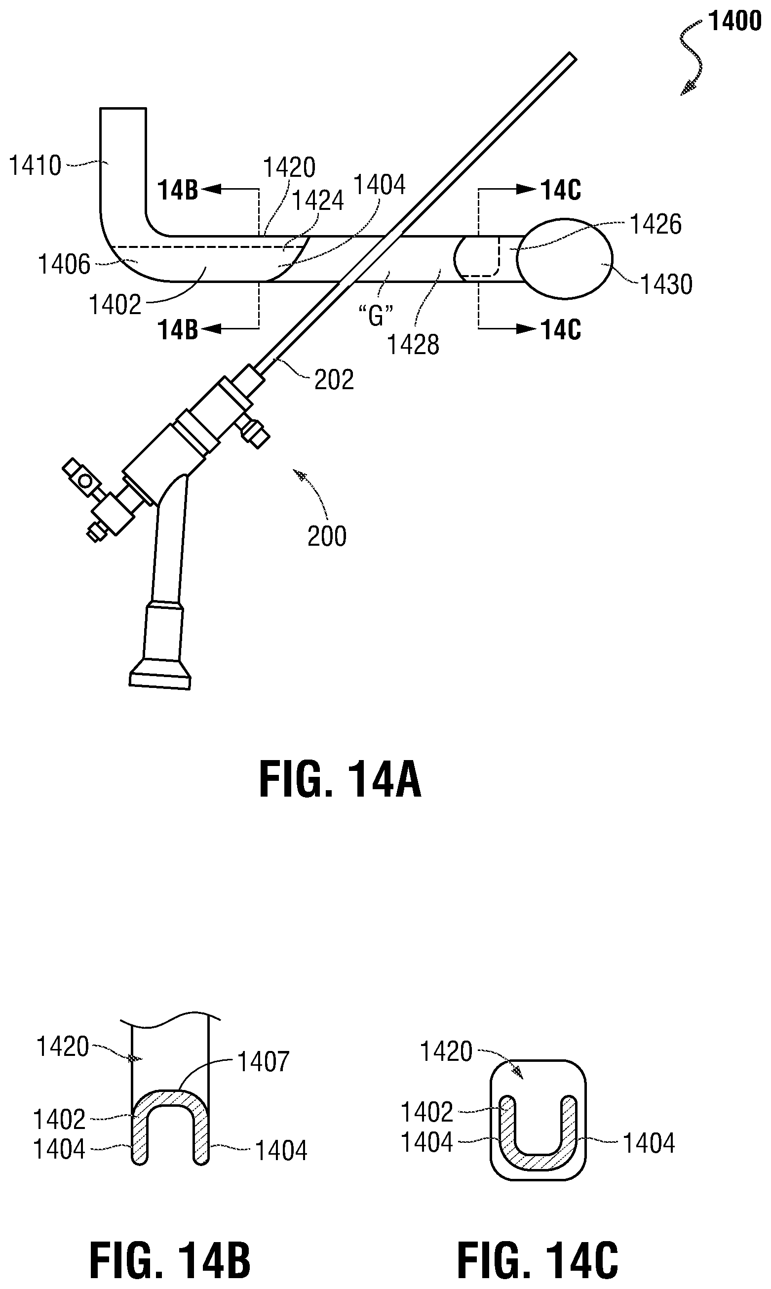 Patent US12350097 Figure 14 – Devices, systems, and methods for trans-vaginal, ultrasound-guided hysteroscopic surgical procedures