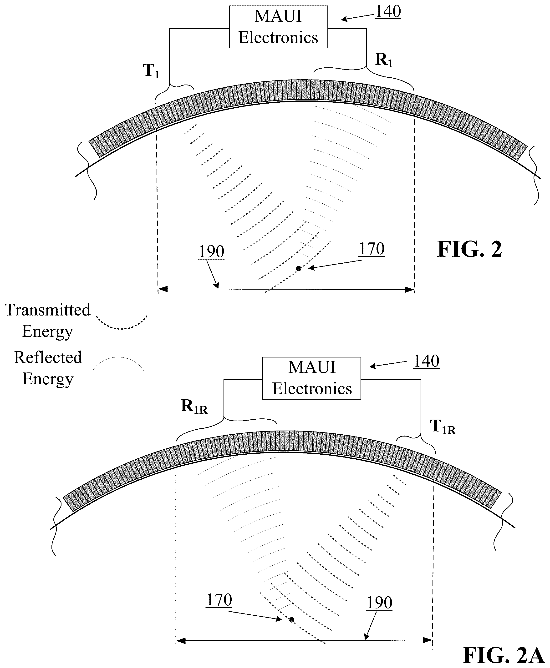 Patent US12350101 Figure 2 – Concave ultrasound transducers and 3D arrays