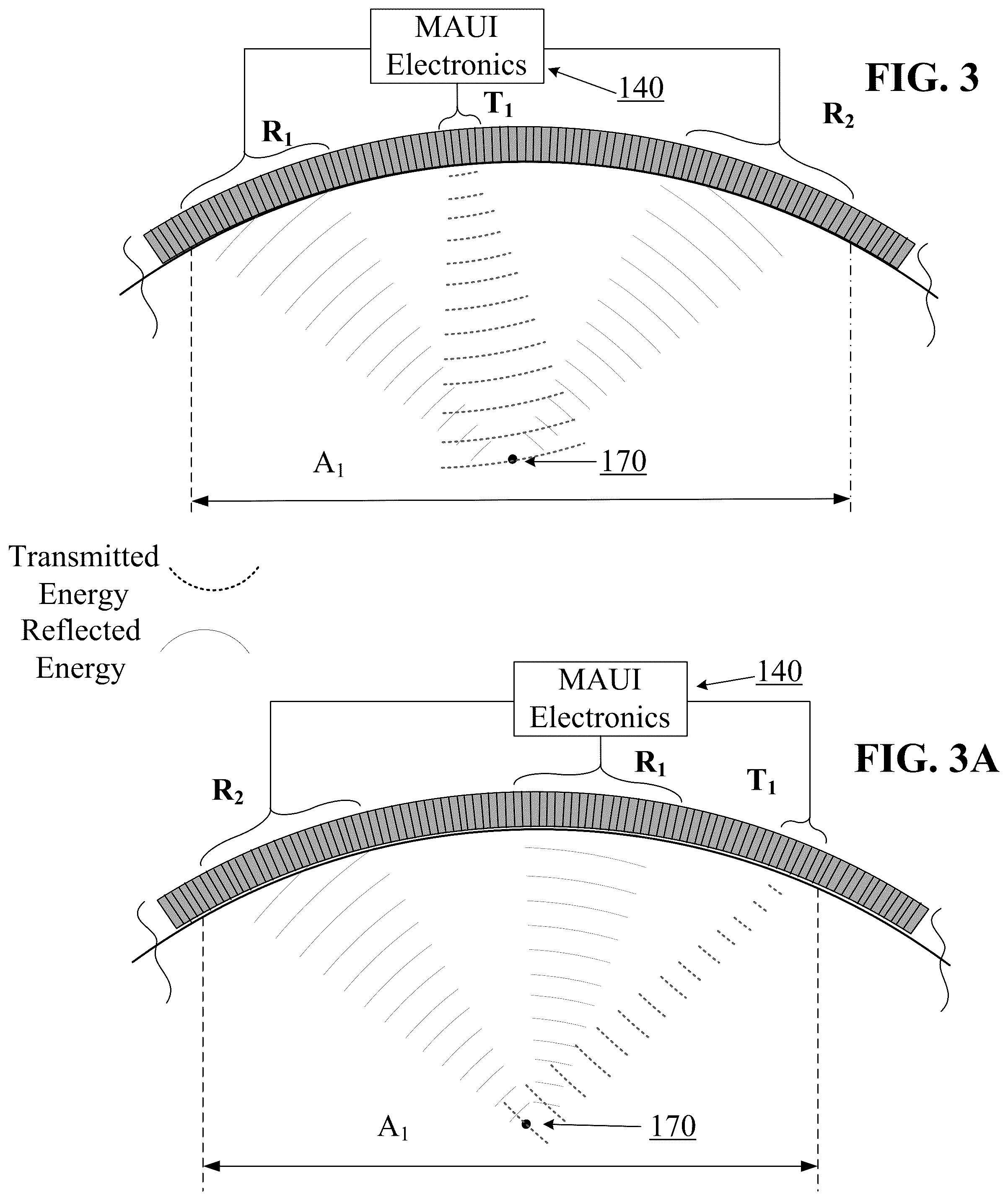 Patent US12350101 Figure 4 – Concave ultrasound transducers and 3D arrays