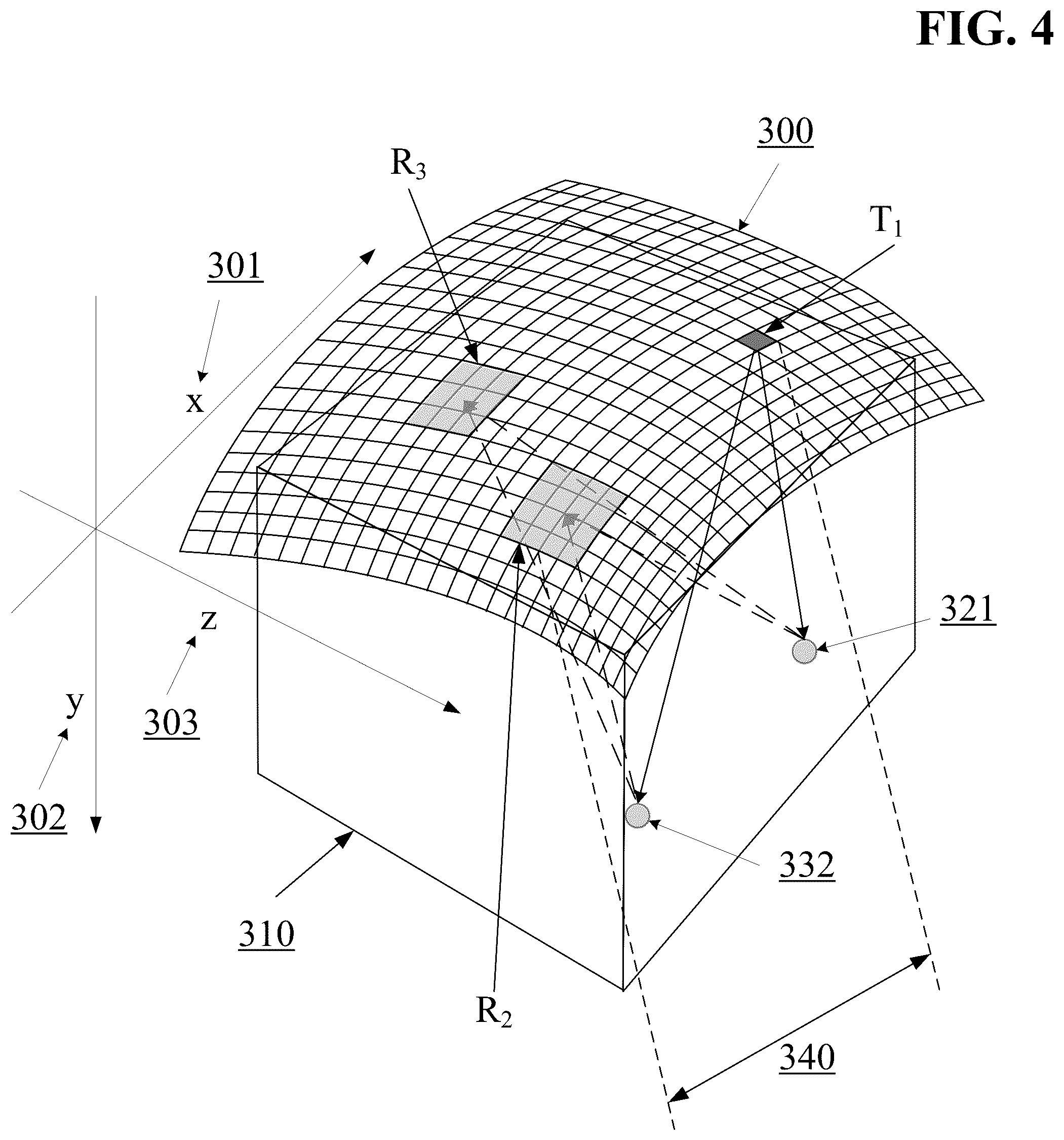 Patent US12350101 Figure 5 – Concave ultrasound transducers and 3D arrays